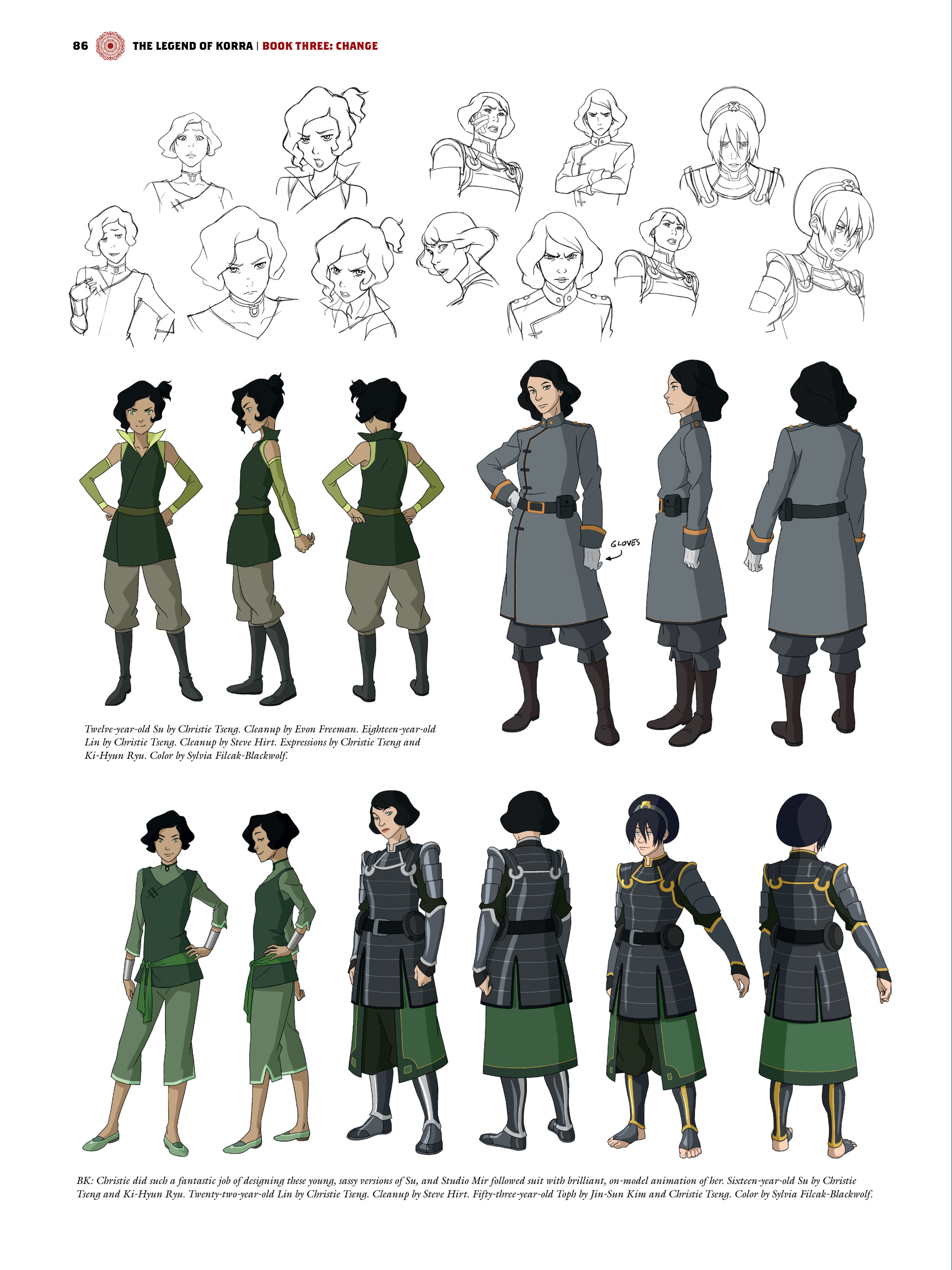 Read online The Legend of Korra: The Art of the Animated Series comic -  Issue # TPB 3 - 87