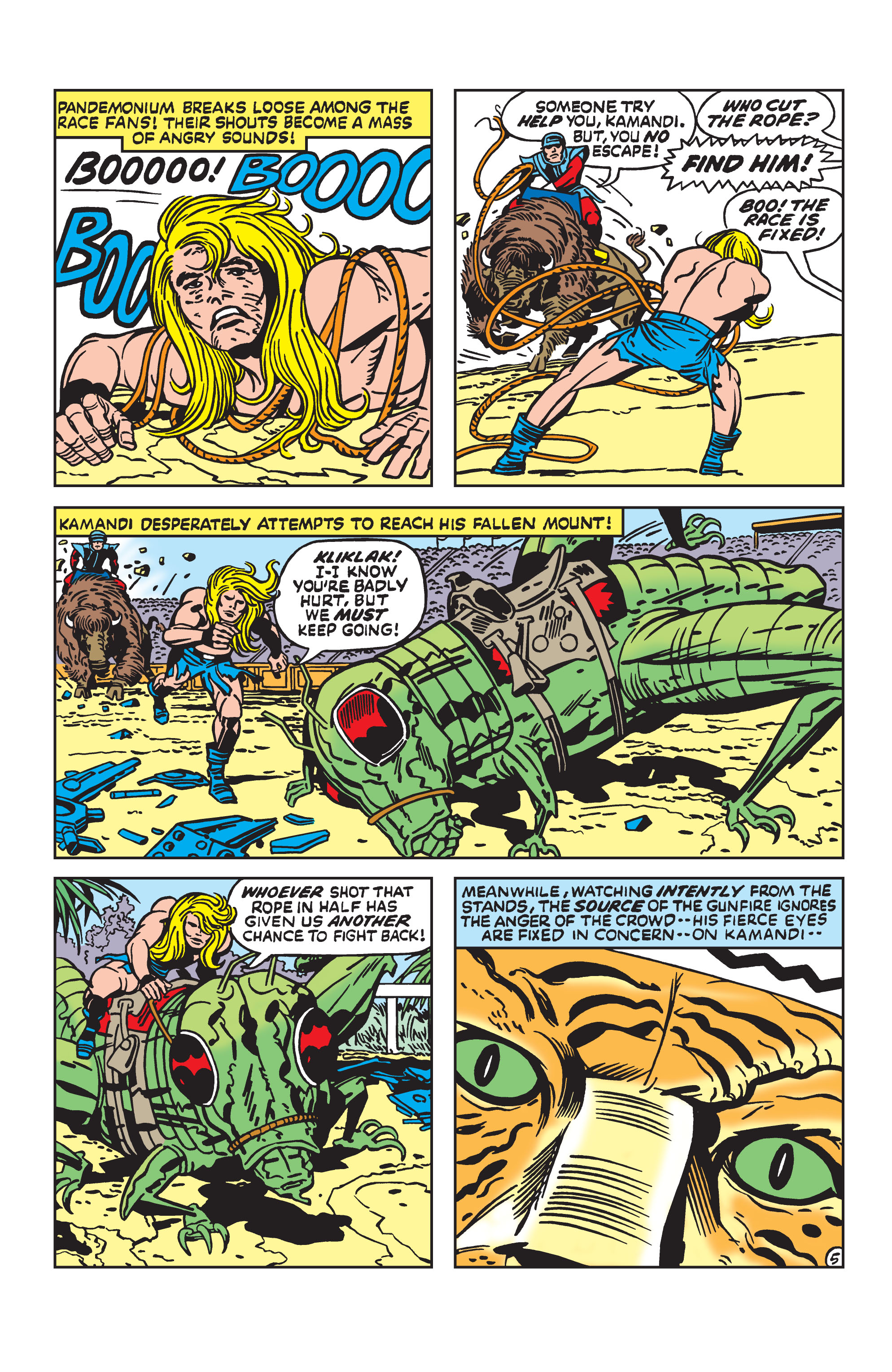 Read online Kamandi, The Last Boy On Earth comic -  Issue #14 - 5