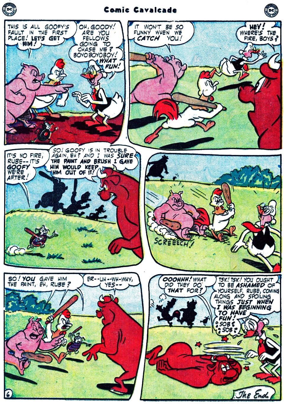 Read online Comic Cavalcade comic -  Issue #39 - 64