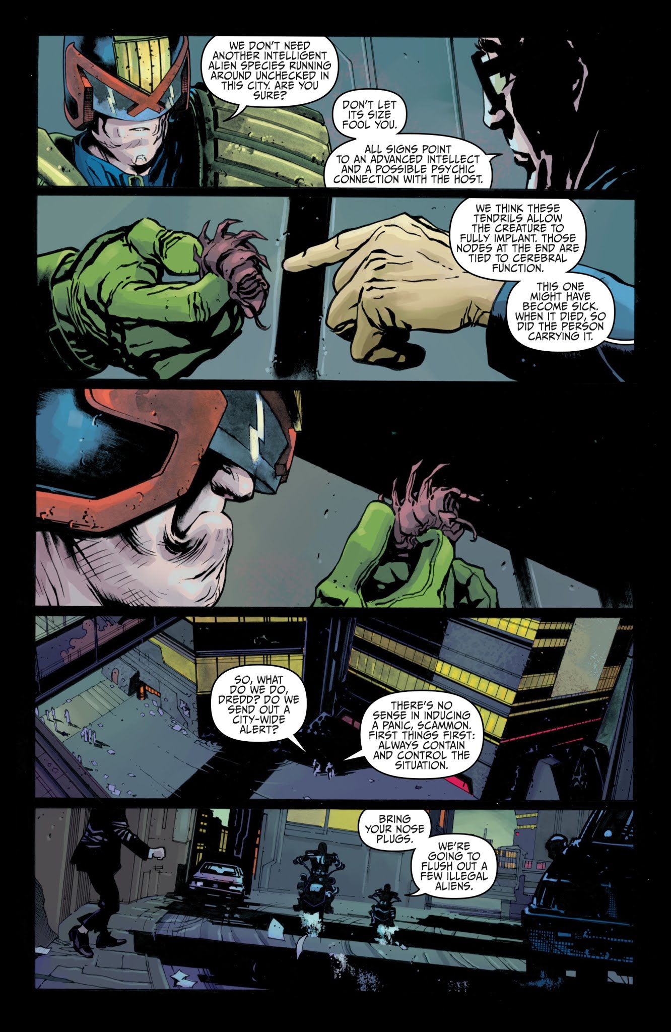 Read online Judge Dredd: Toxic comic -  Issue #1 - 9