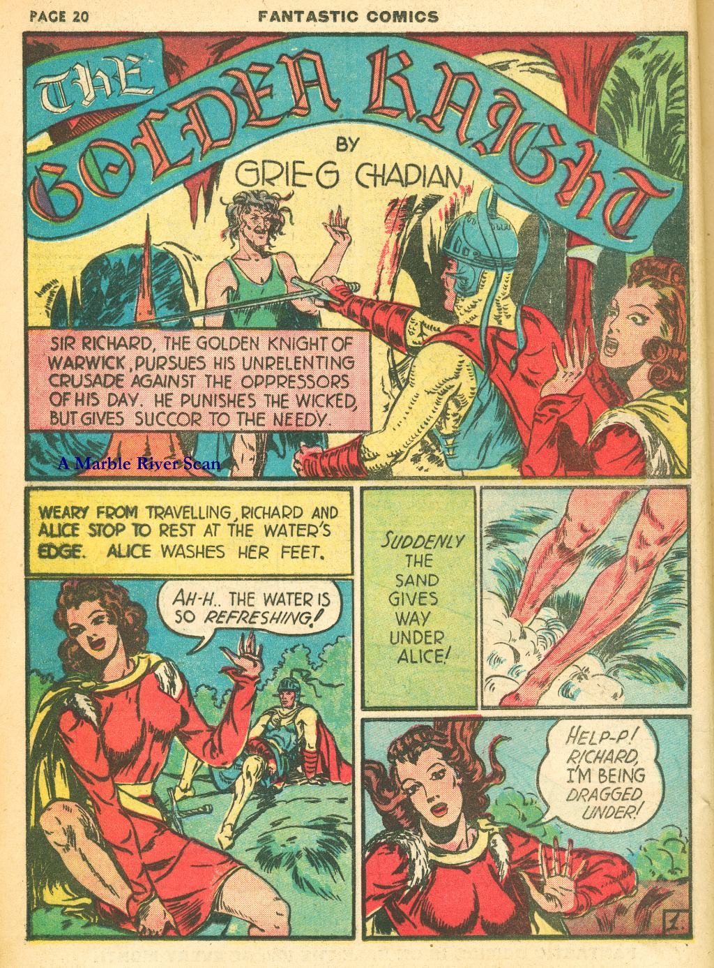 Read online Fantastic Comics comic -  Issue #12 - 22