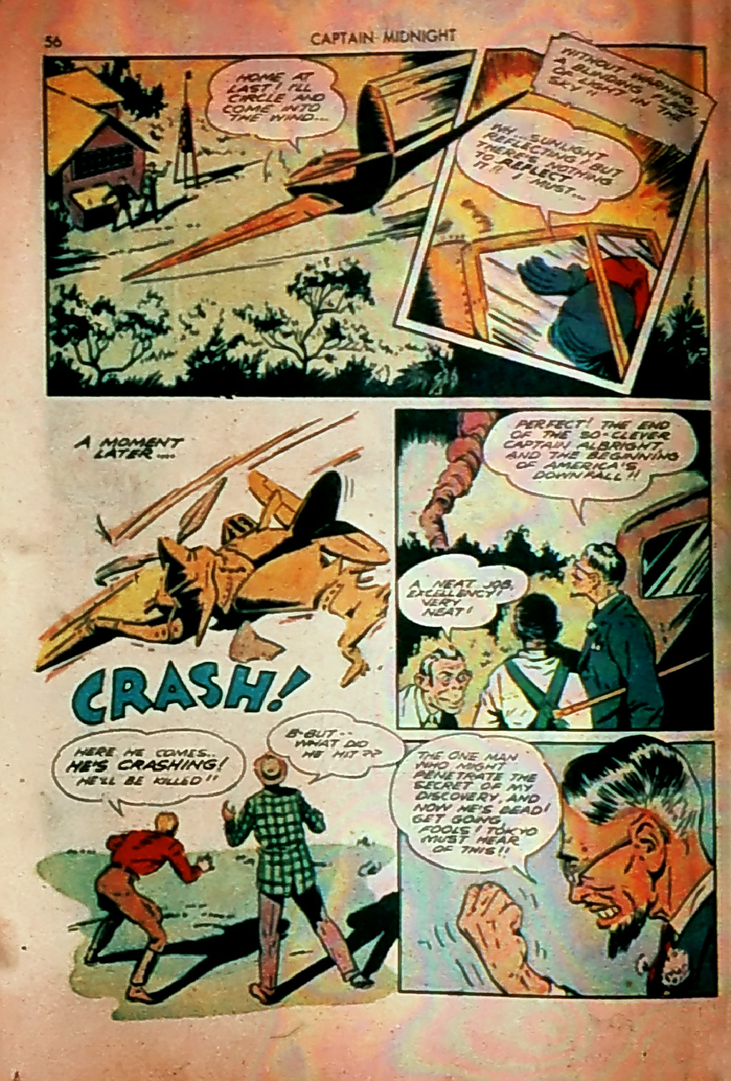 Read online Captain Midnight (1942) comic -  Issue #1 - 56