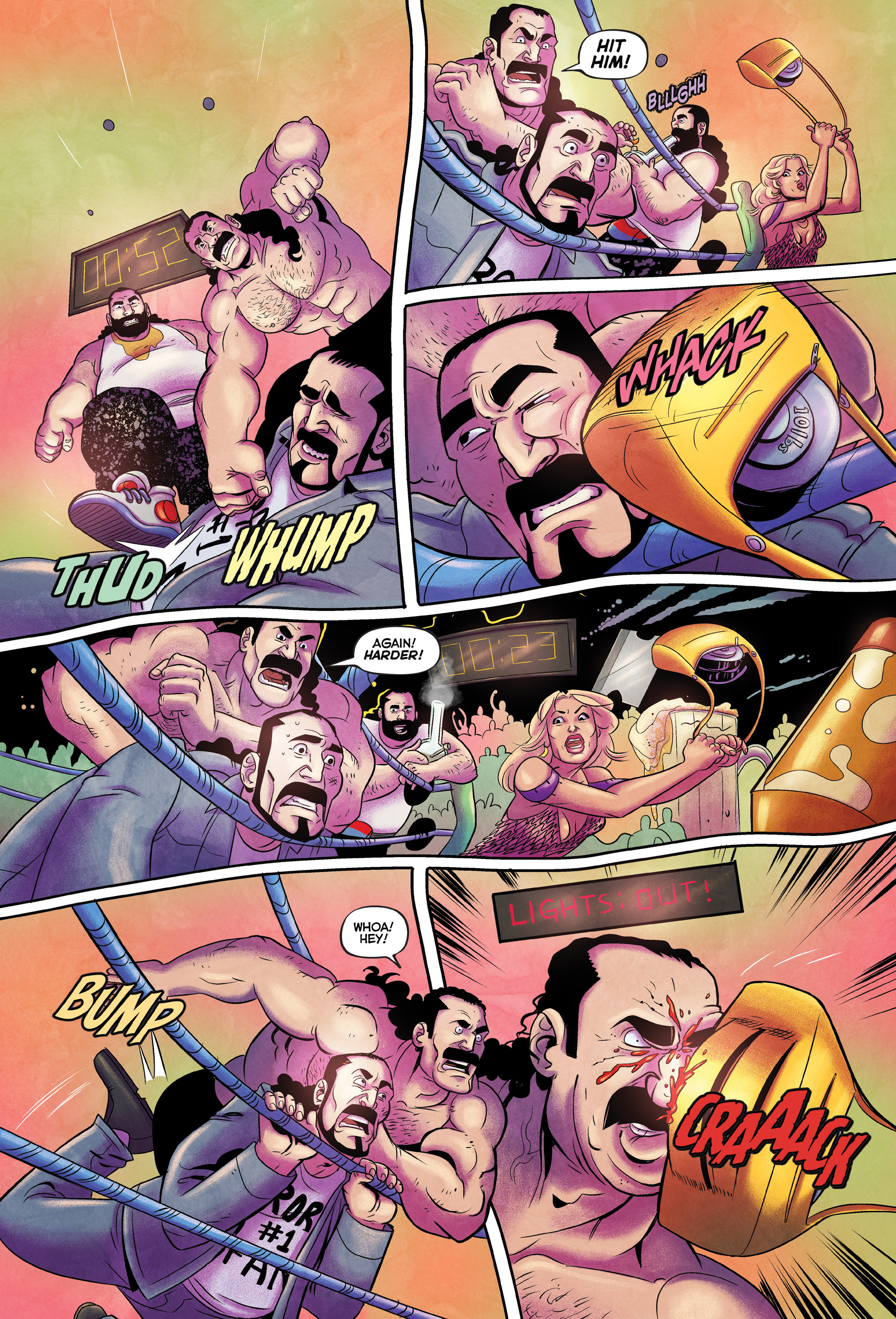 Read online Invasion from Planet Wrestletopia comic -  Issue #5 - 17