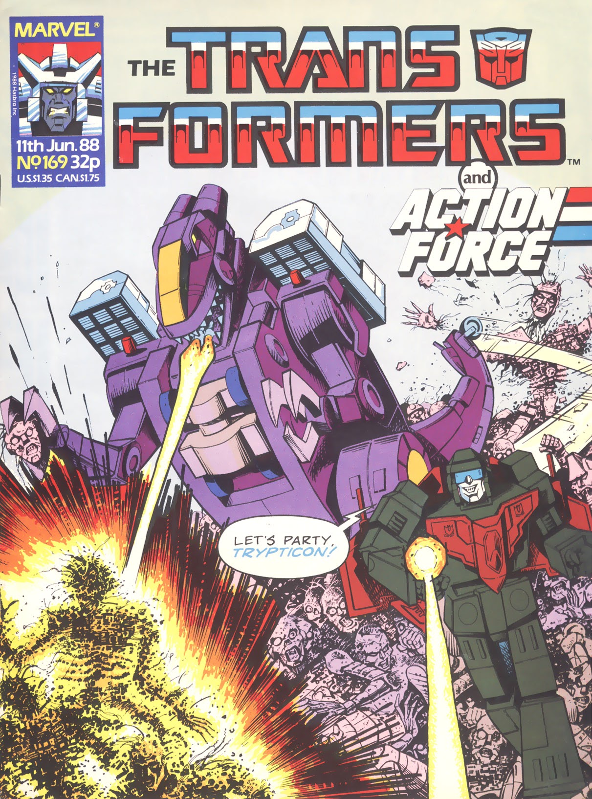 Read online The Transformers (UK) comic -  Issue #169 - 1