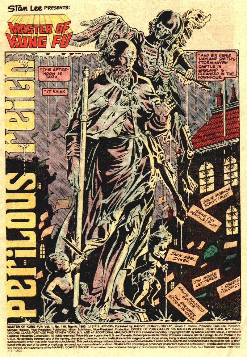 Read online Master of Kung Fu (1974) comic -  Issue #110 - 2