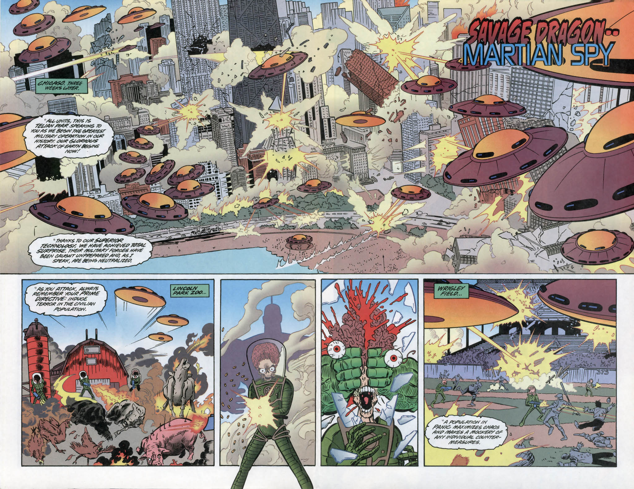 Read online Mars Attacks The Savage Dragon comic -  Issue #1 - 6