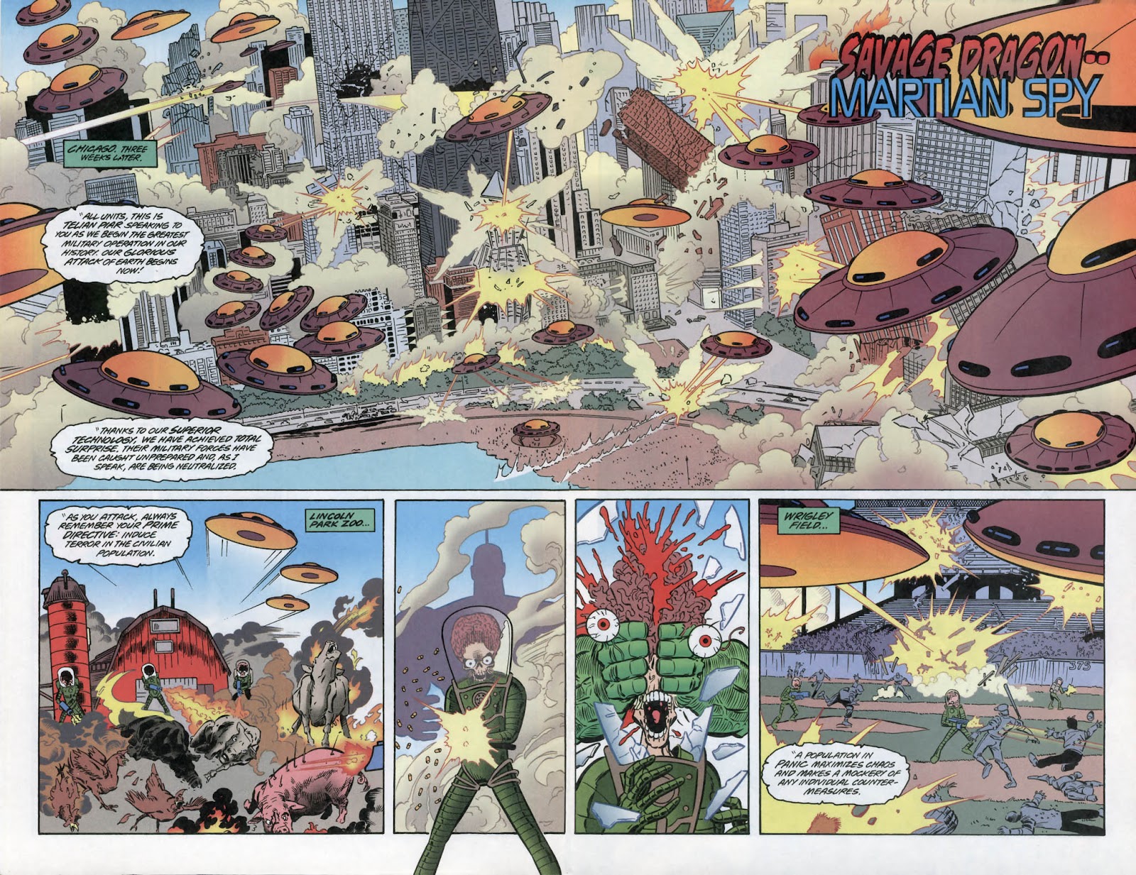 Mars Attacks The Savage Dragon issue 1 - Page 6