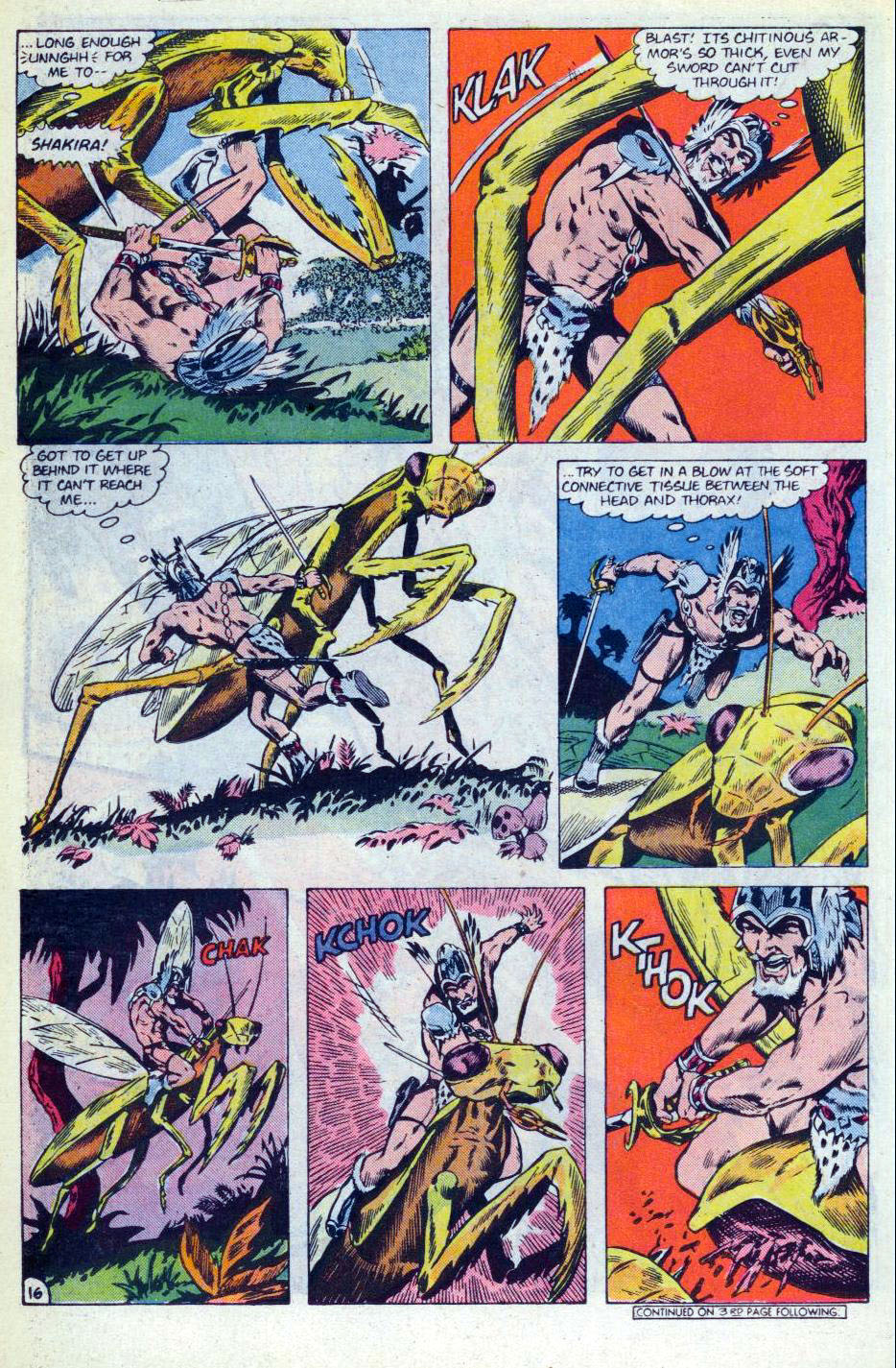 Read online Warlord (1976) comic -  Issue #110 - 17