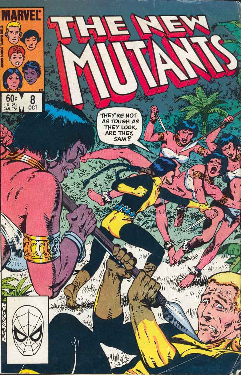 Read online The New Mutants comic -  Issue #8 - 1