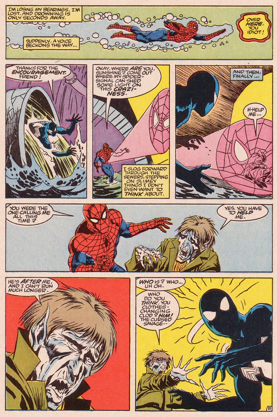 Read online Web of Spider-Man (1985) comic -  Issue #7 - 12