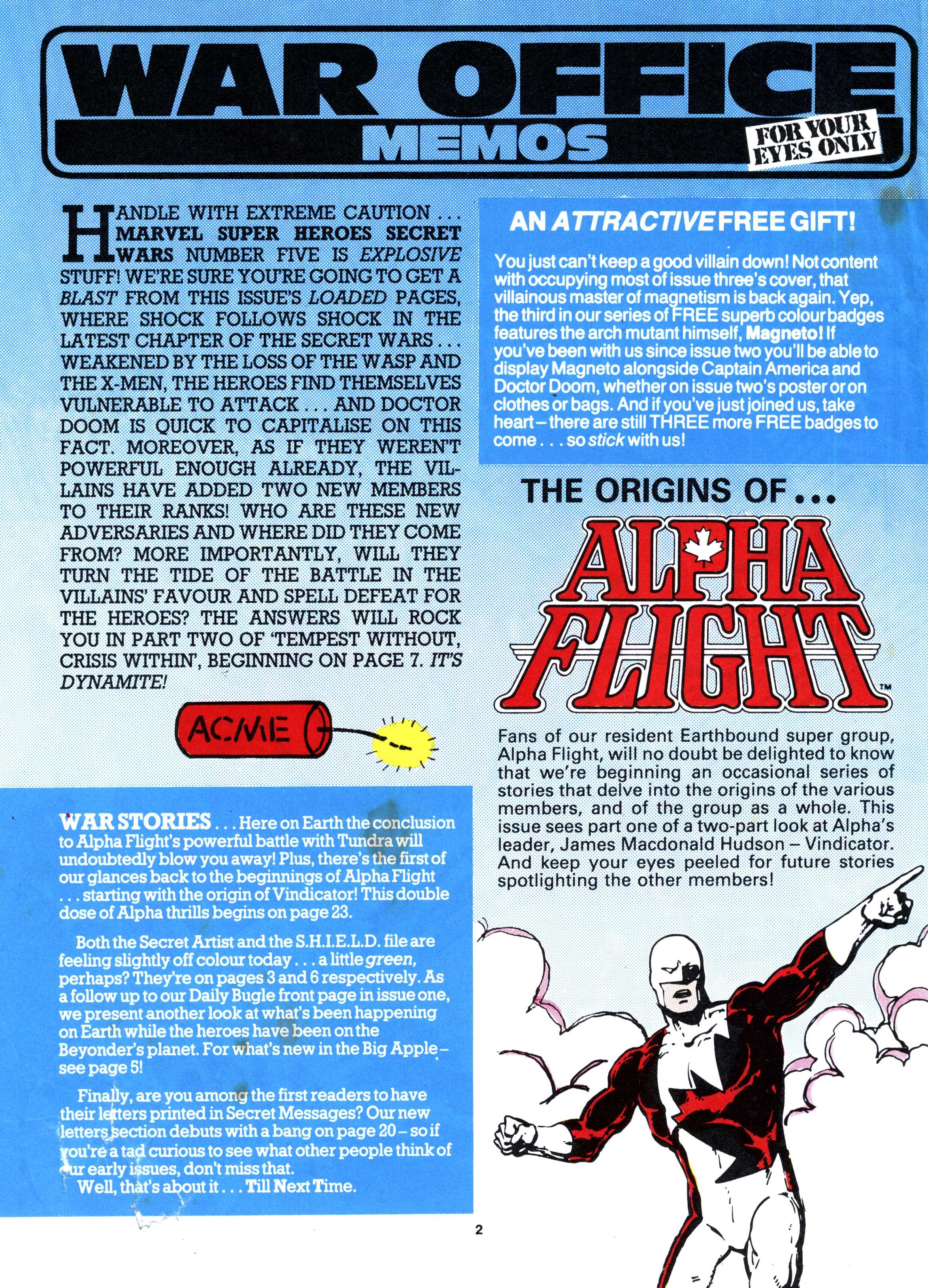 Read online Secret Wars (1985) comic -  Issue #5 - 2