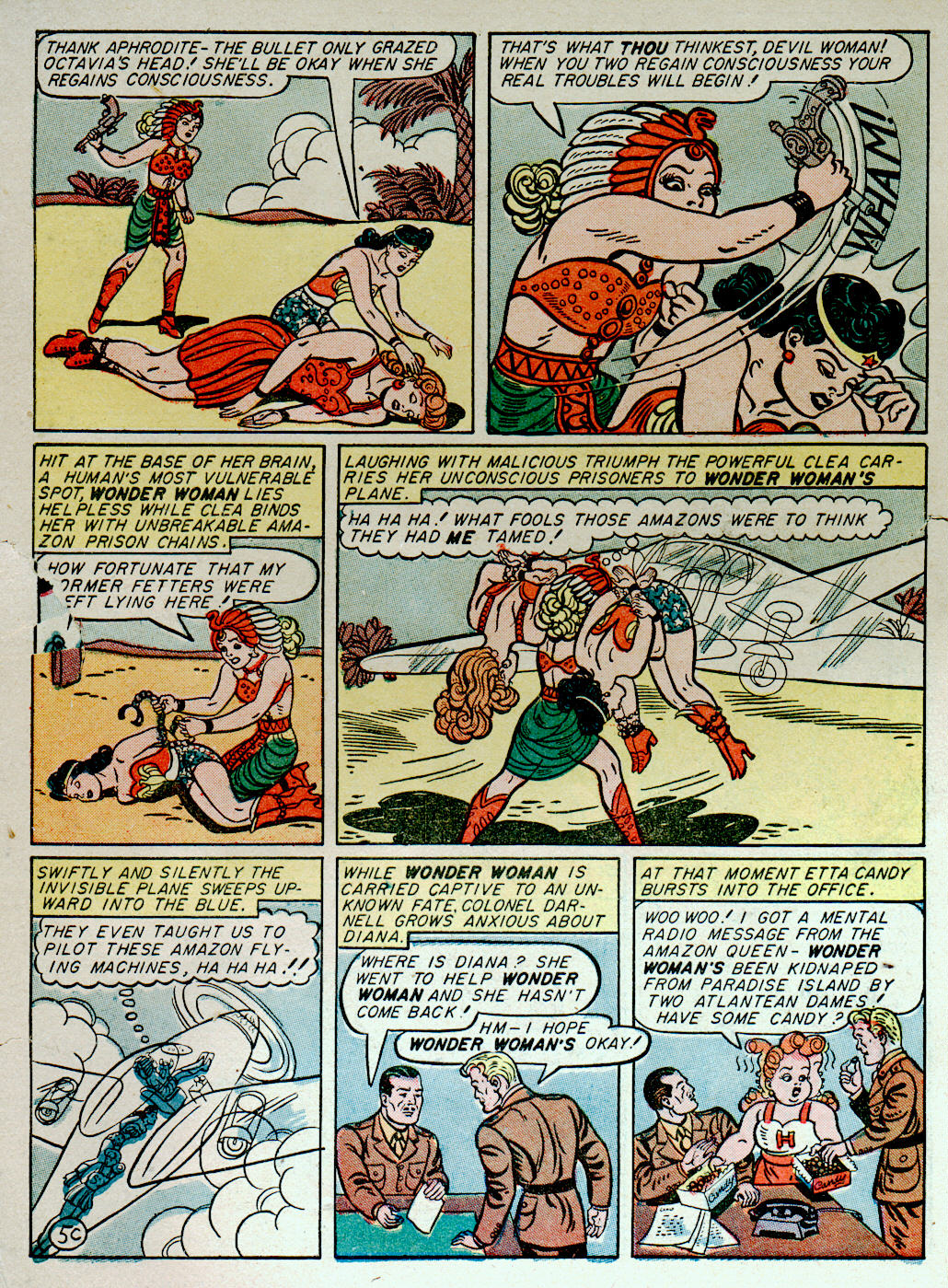 Read online Wonder Woman (1942) comic -  Issue #8 - 44
