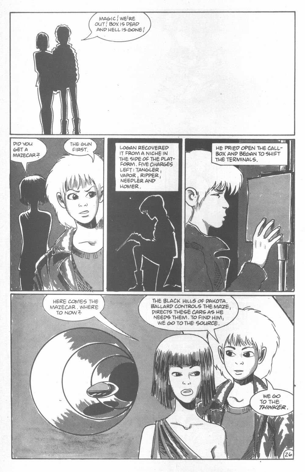 Read online Logan's Run (1990) comic -  Issue #3 - 28