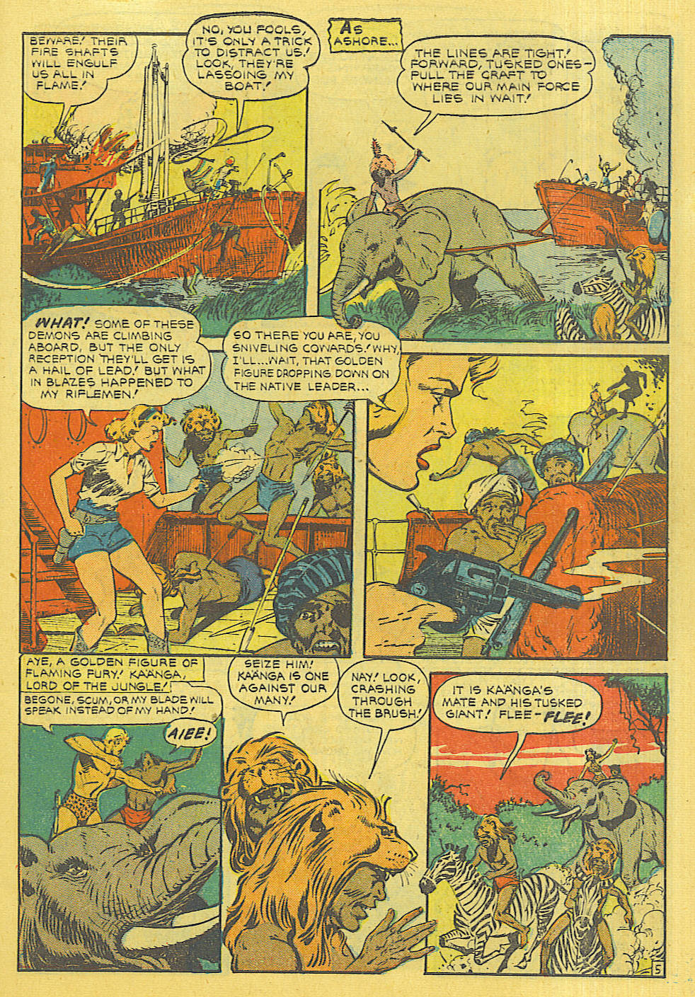 Read online Jungle Comics comic -  Issue #125 - 7