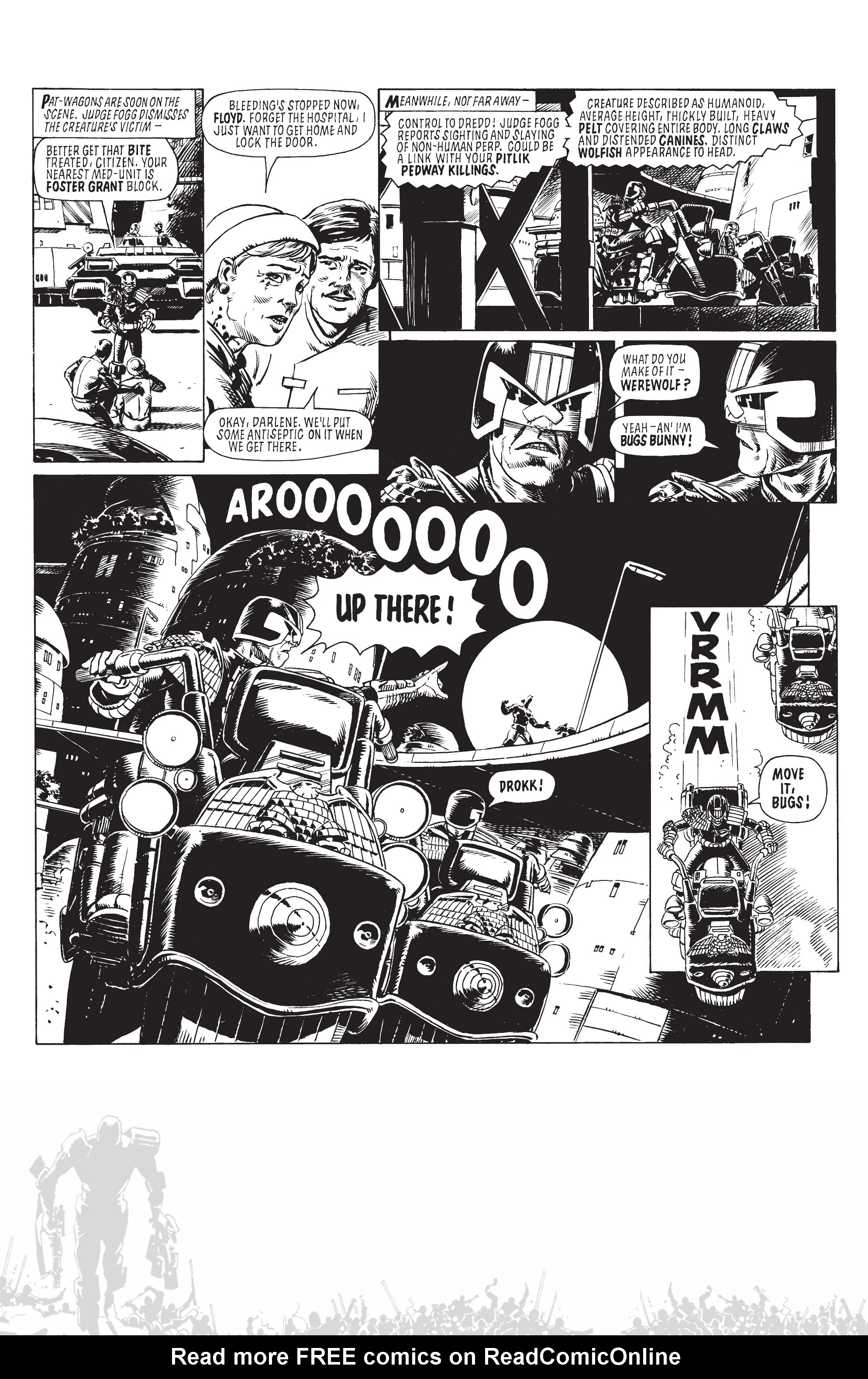Read online Judge Dredd: Cry of the Werewolf comic -  Issue # Full - 10