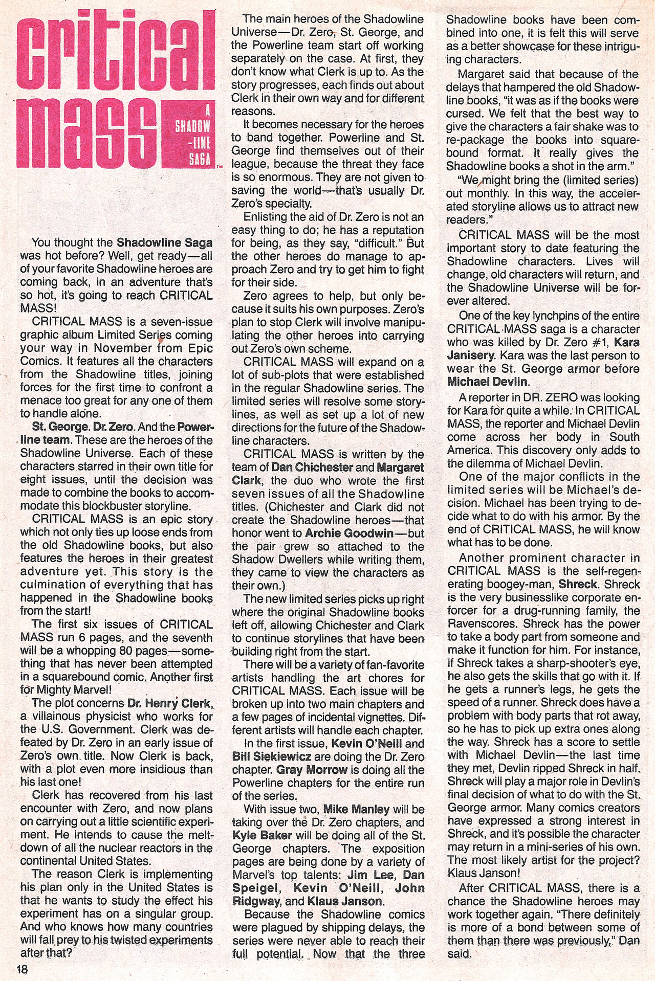 Read online Marvel Age comic -  Issue #83 - 20