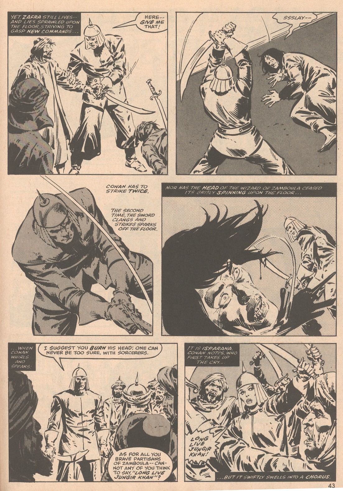 Read online The Savage Sword Of Conan comic -  Issue #58 - 44