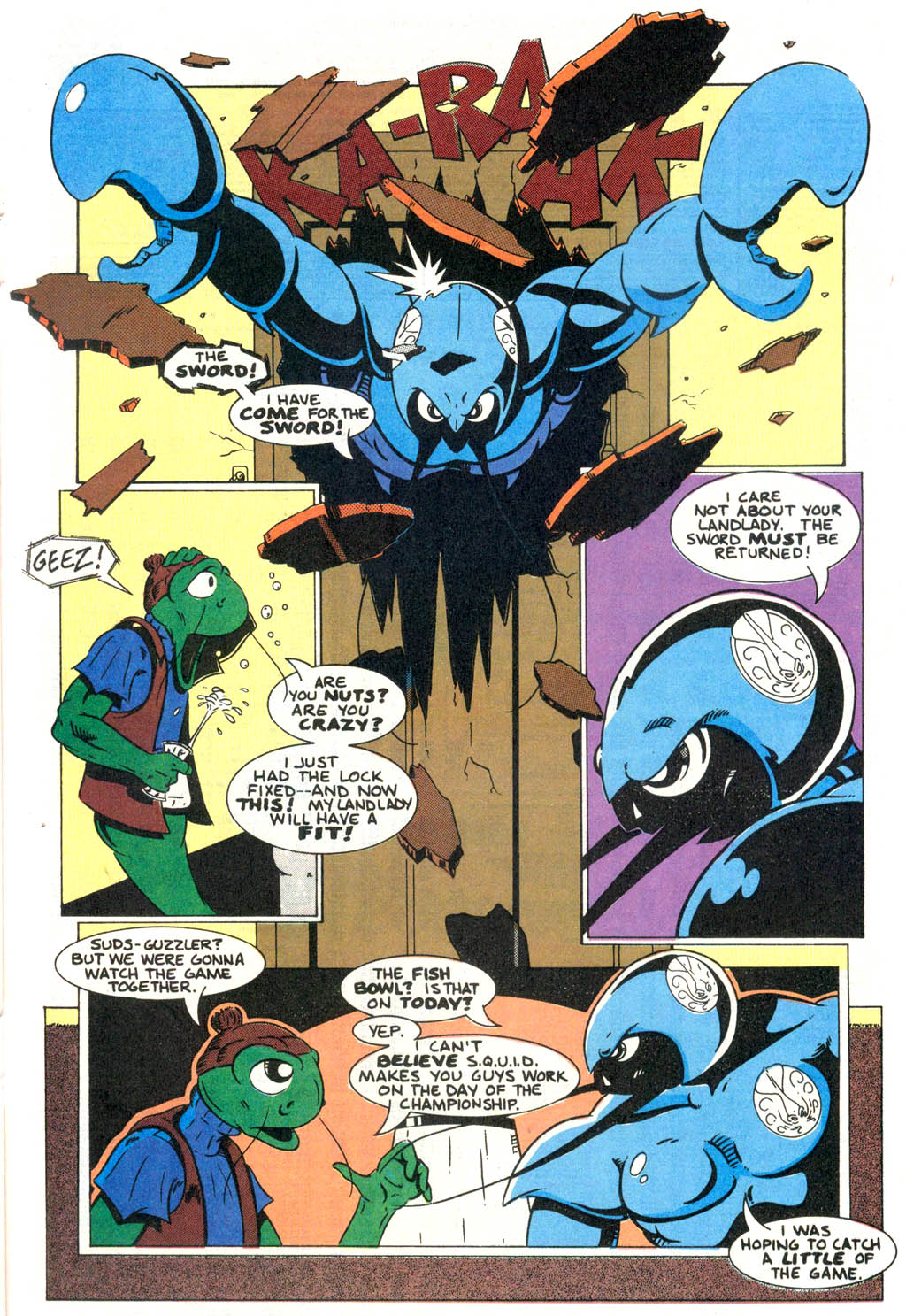 Read online Fish Police comic -  Issue #5 - 16