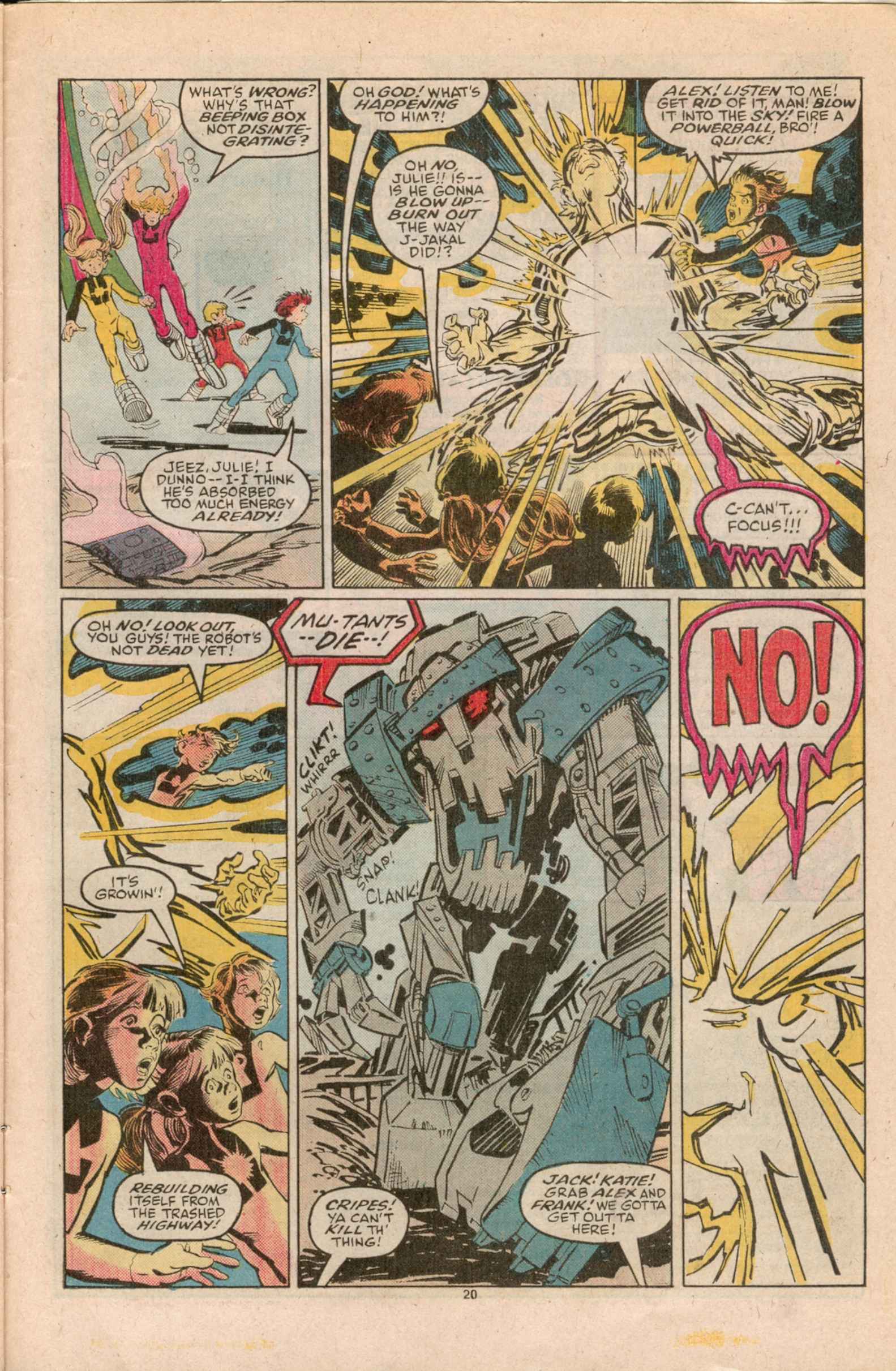 Read online Power Pack (1984) comic -  Issue #36 - 21