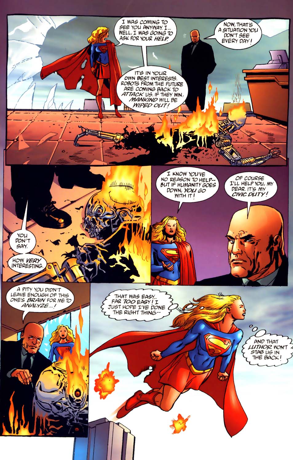 Read online Superman vs. The Terminator: Death to the Future comic -  Issue #3 - 17