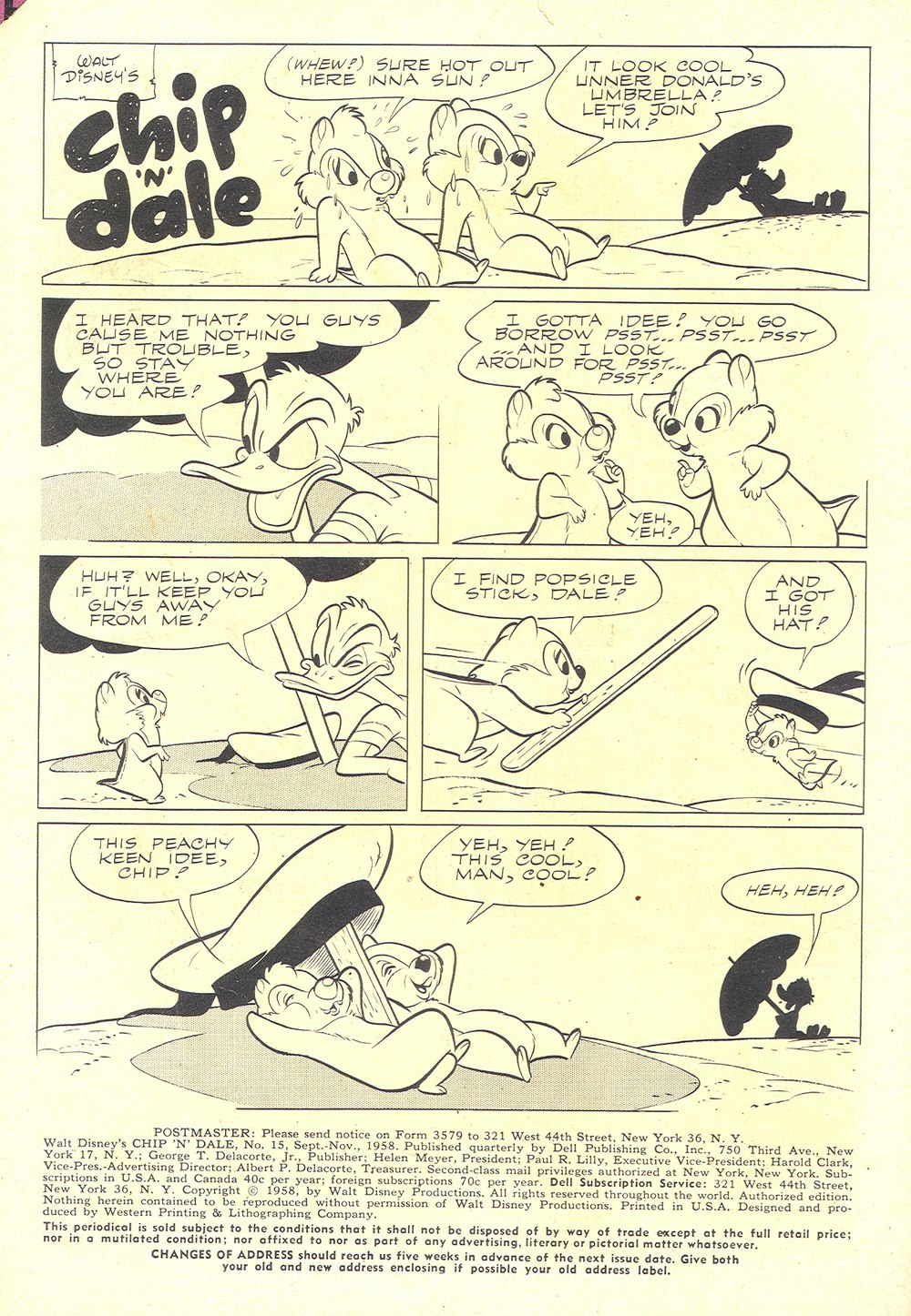 Read online Walt Disney's Chip 'N' Dale comic -  Issue #15 - 2