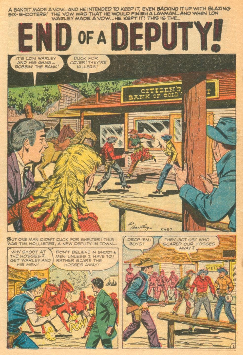 Read online Western Gunfighters (1956) comic -  Issue #22 - 22