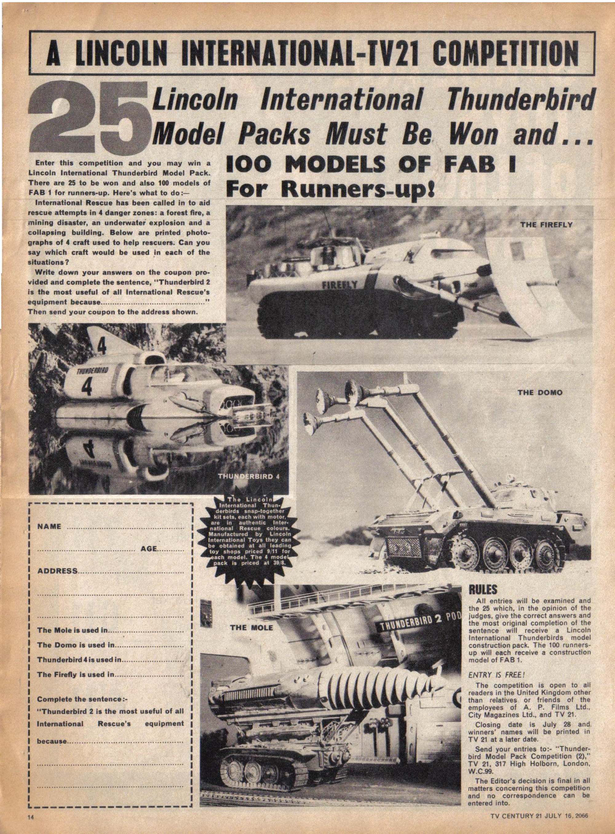 Read online TV Century 21 (TV 21) comic -  Issue #78 - 13