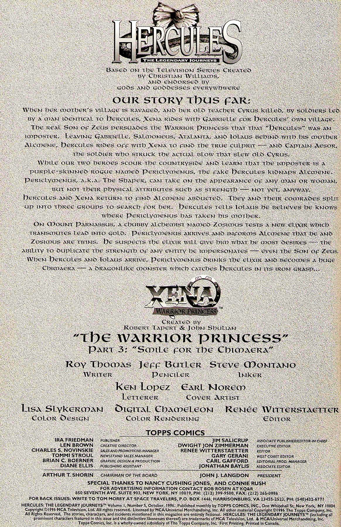 Read online Hercules: The Legendary Journeys comic -  Issue #5 - 2