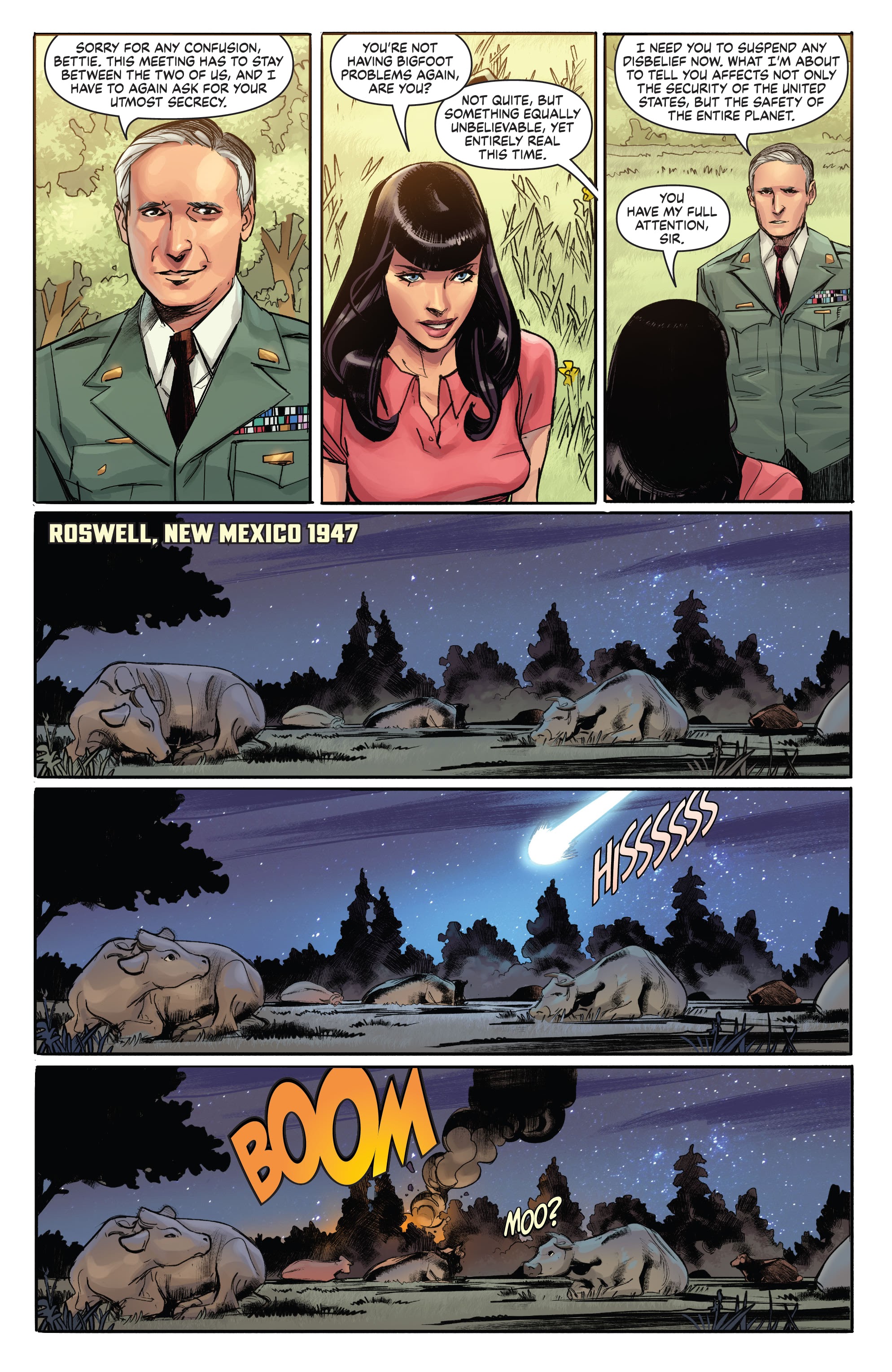 Read online Bettie Page: The Alien Agenda comic -  Issue #1 - 9