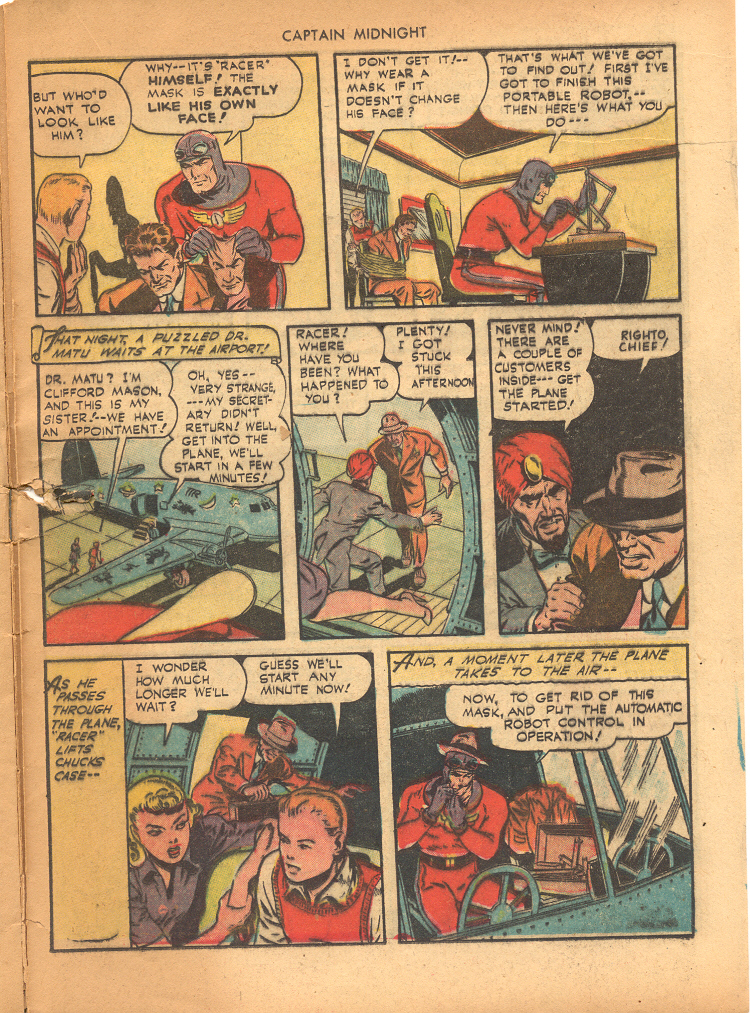 Read online Captain Midnight (1942) comic -  Issue #22 - 21