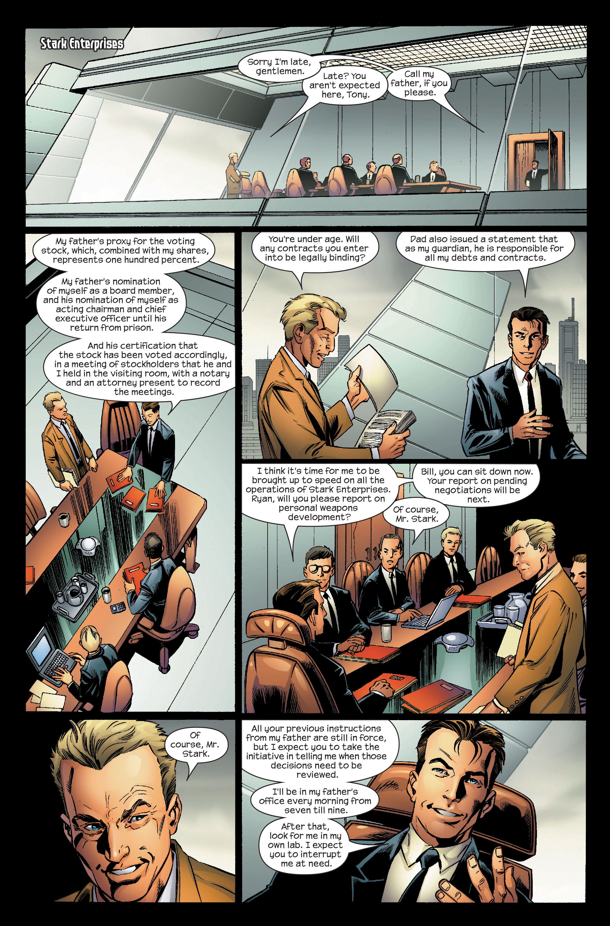 Read online Ultimate Iron Man (2005) comic -  Issue #5 - 14