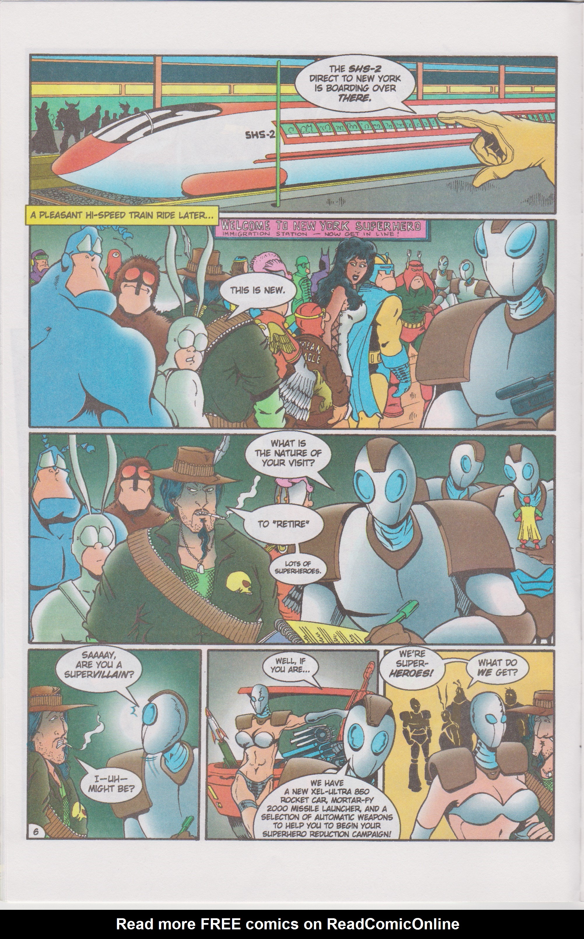 Read online The Tick Color comic -  Issue #6 - 8