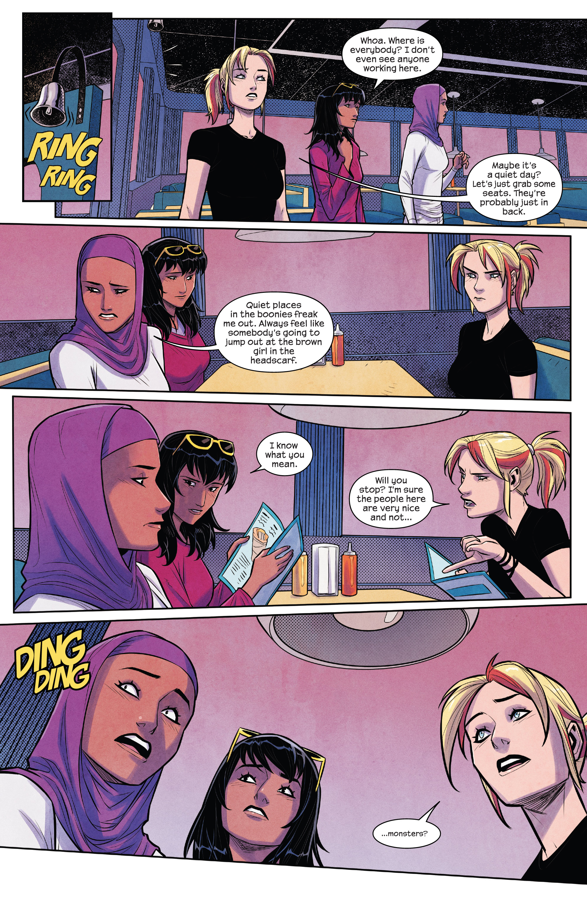 Read online Magnificent Ms. Marvel comic -  Issue #7 - 12