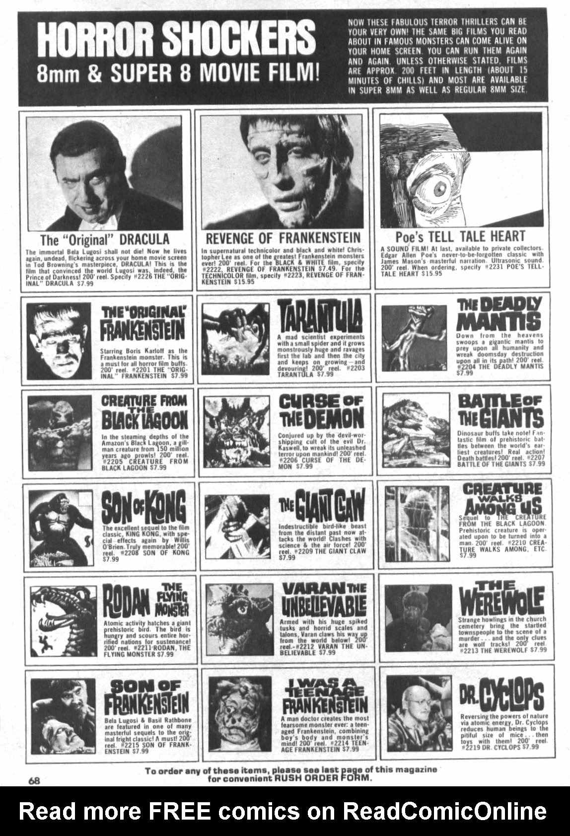 Read online Creepy (1964) comic -  Issue #65 - 68