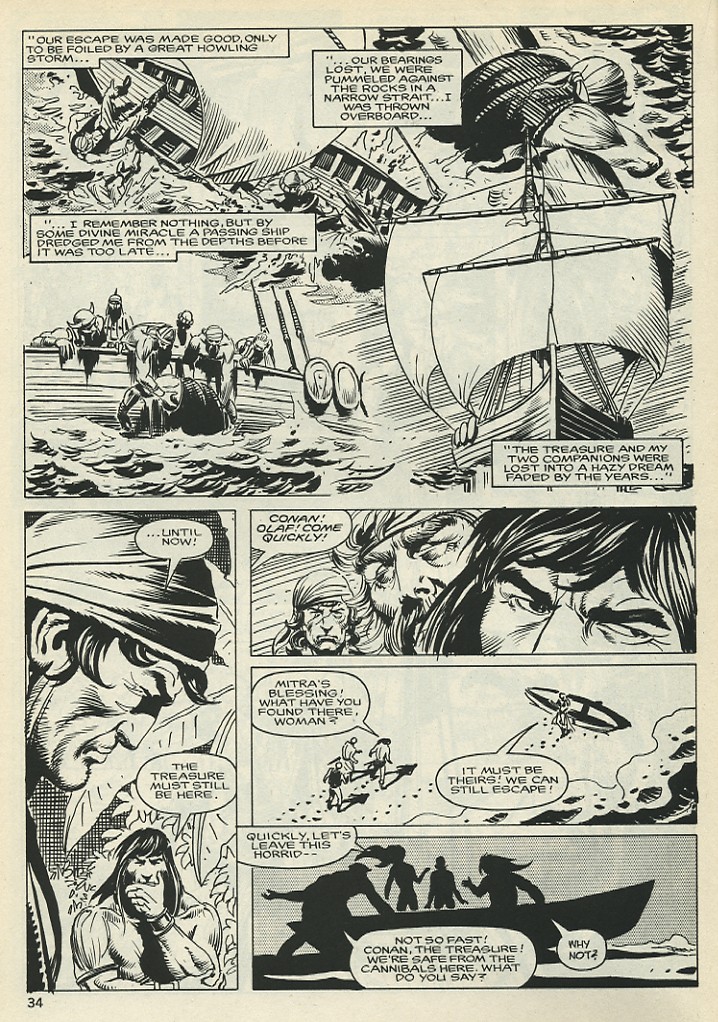 Read online The Savage Sword Of Conan comic -  Issue #136 - 33