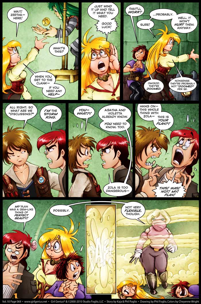 Read online Girl Genius (2002) comic -  Issue #10 - 70