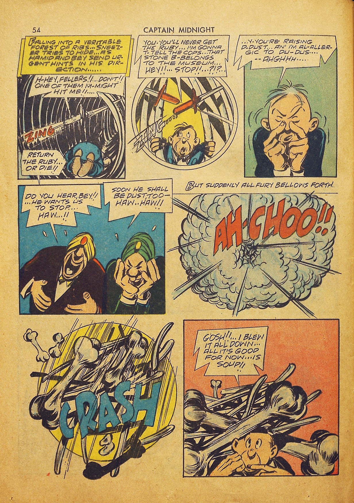 Read online Captain Midnight (1942) comic -  Issue #2 - 53