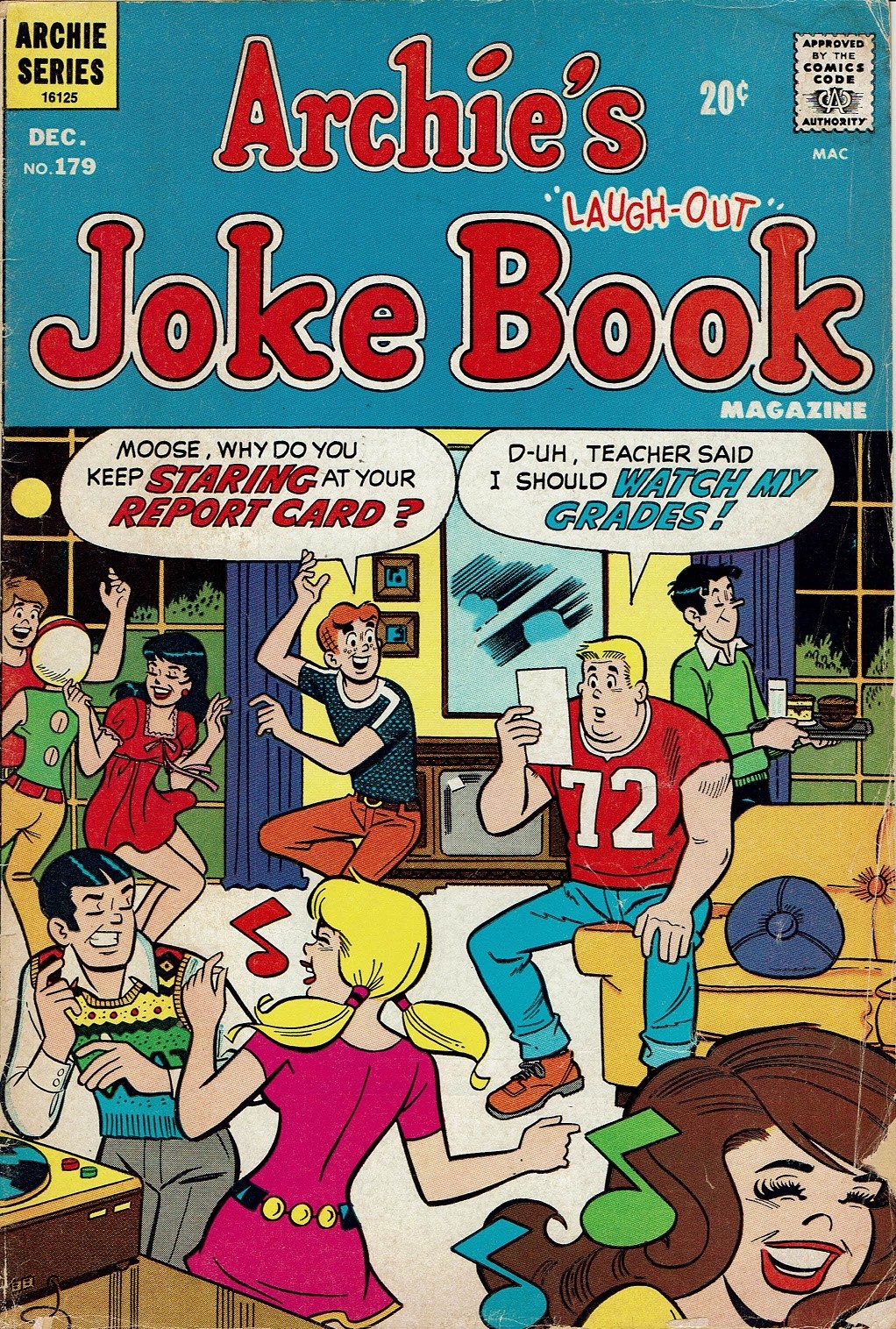 Read online Archie's Joke Book Magazine comic -  Issue #179 - 1