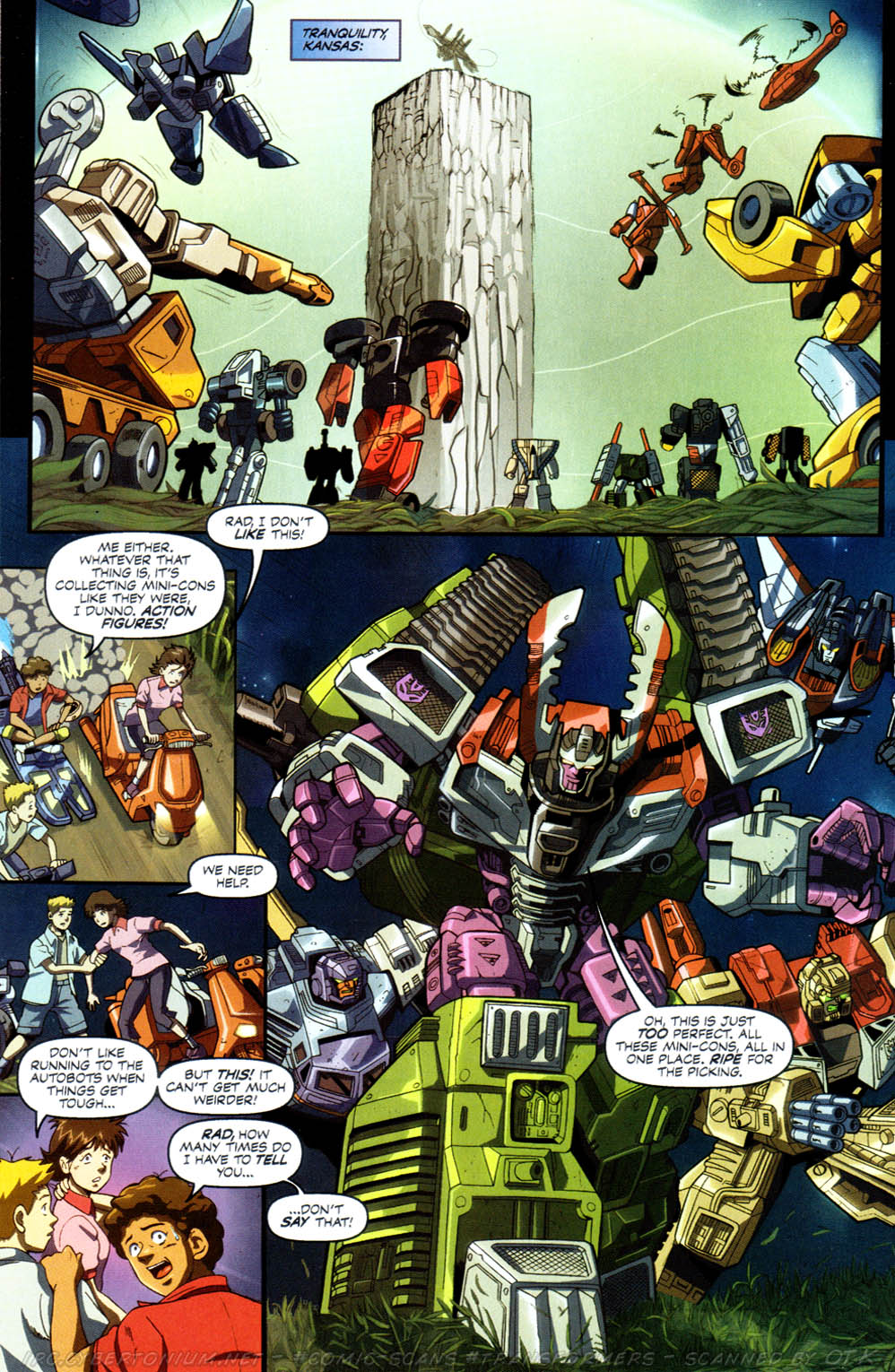 Read online Transformers Armada comic -  Issue #8 - 17