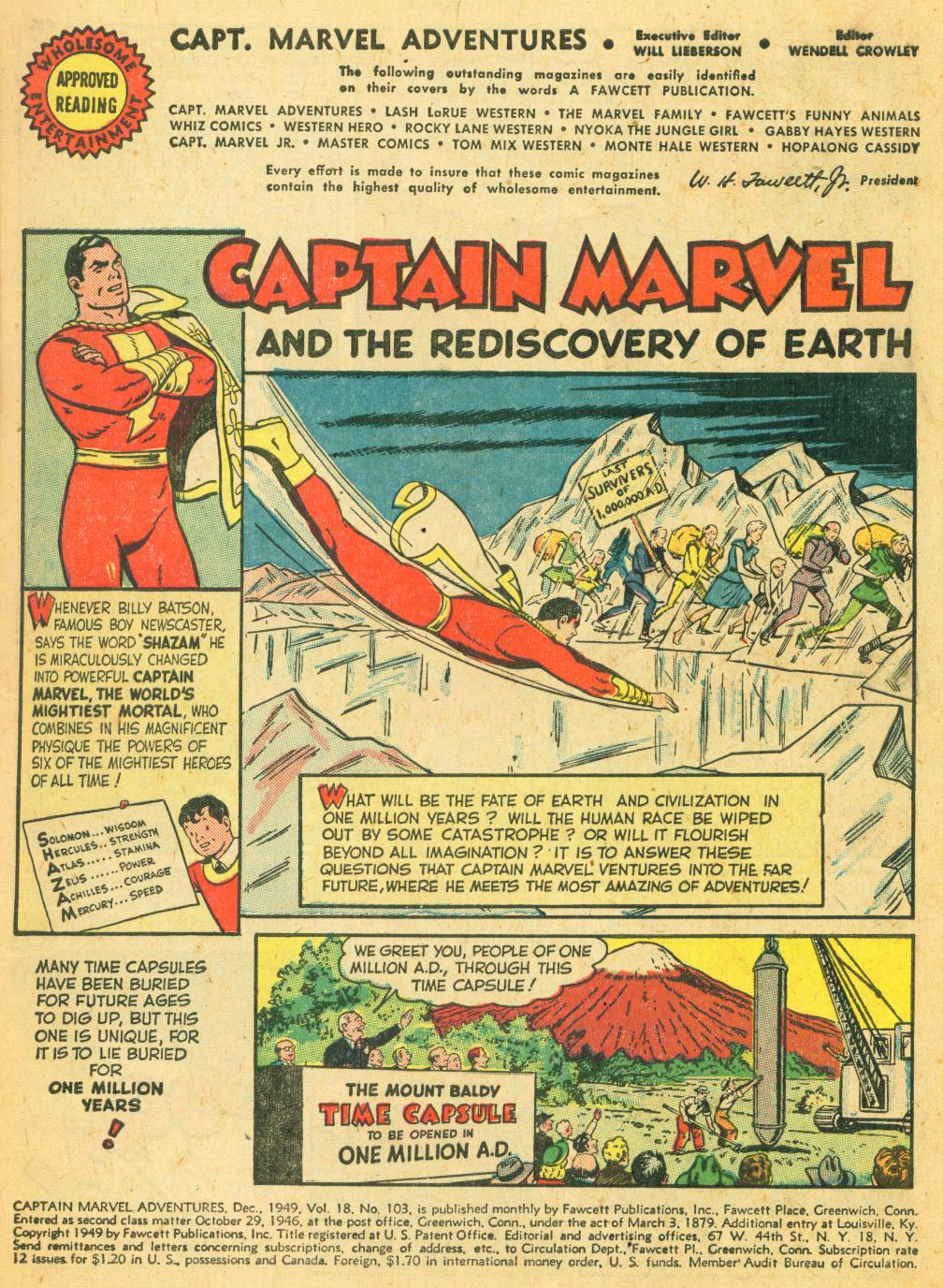 Read online Captain Marvel Adventures comic -  Issue #103 - 3