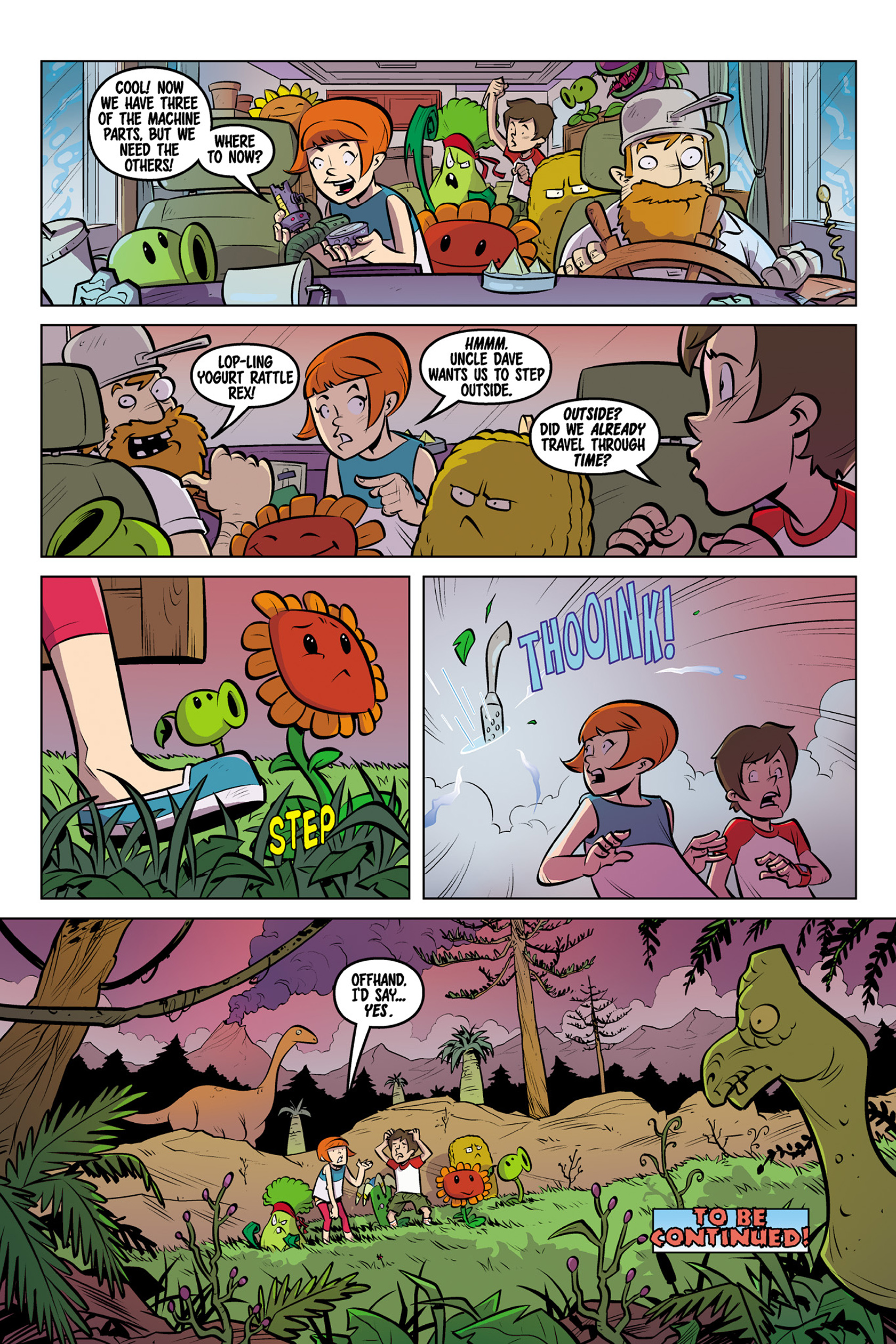 Read online Plants vs. Zombies: Timepocalypse comic -  Issue #2 - 15