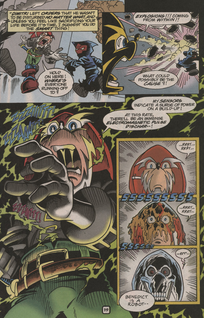 Read online Knuckles the Echidna comic -  Issue #24 - 25