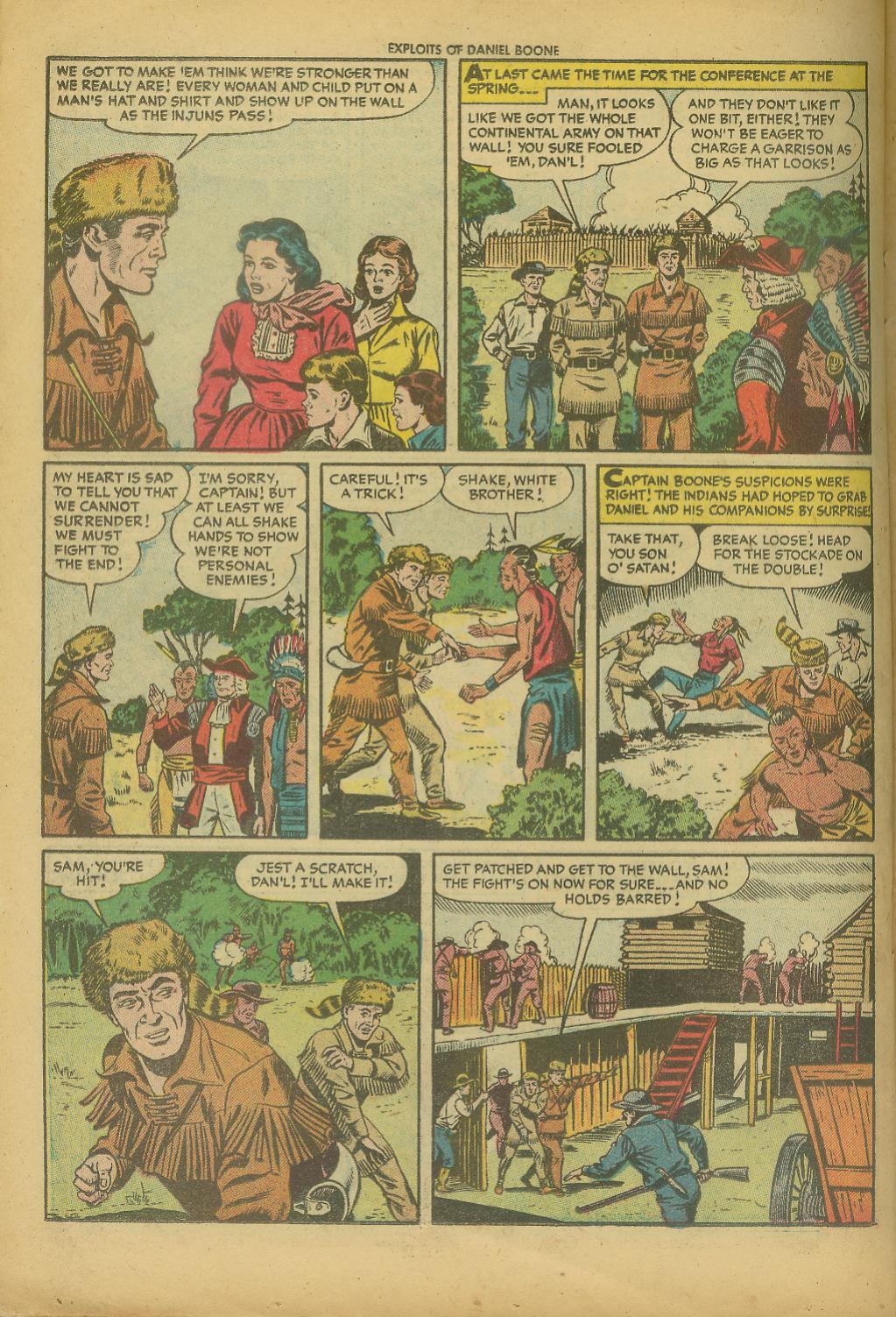 Read online Exploits of Daniel Boone comic -  Issue #1 - 22
