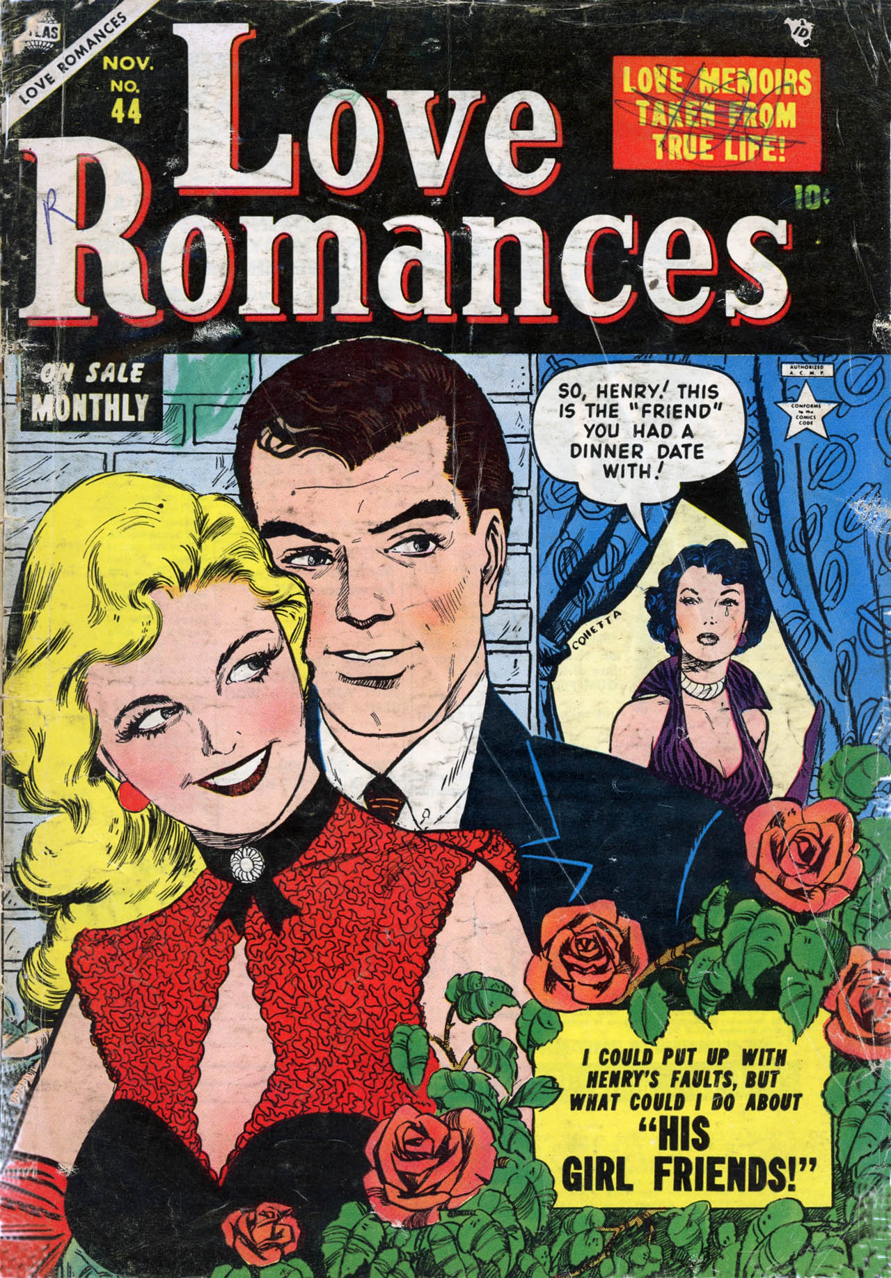 Read online Love Romances comic -  Issue #44 - 1