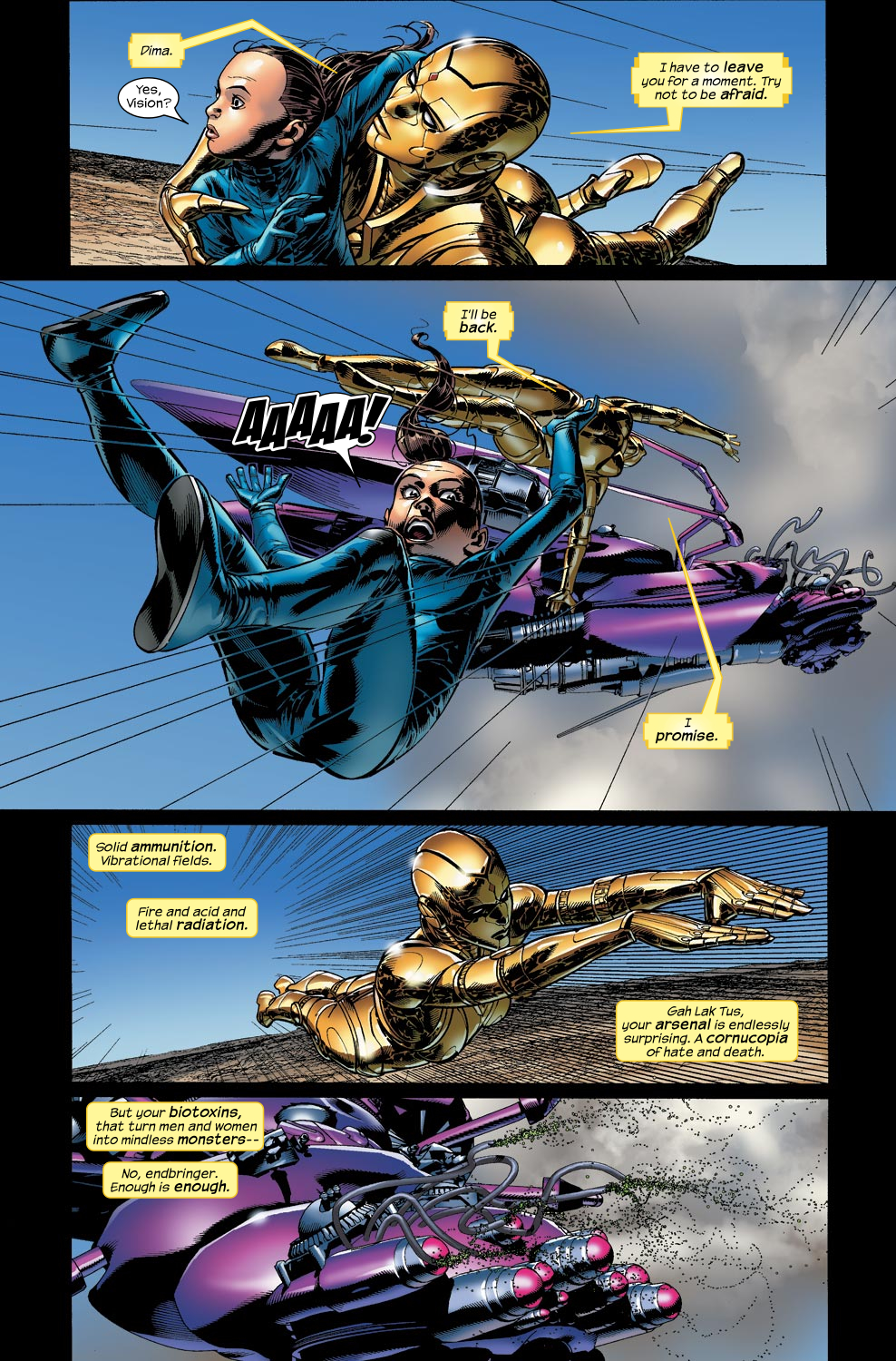 Read online Ultimate Vision comic -  Issue #4 - 5