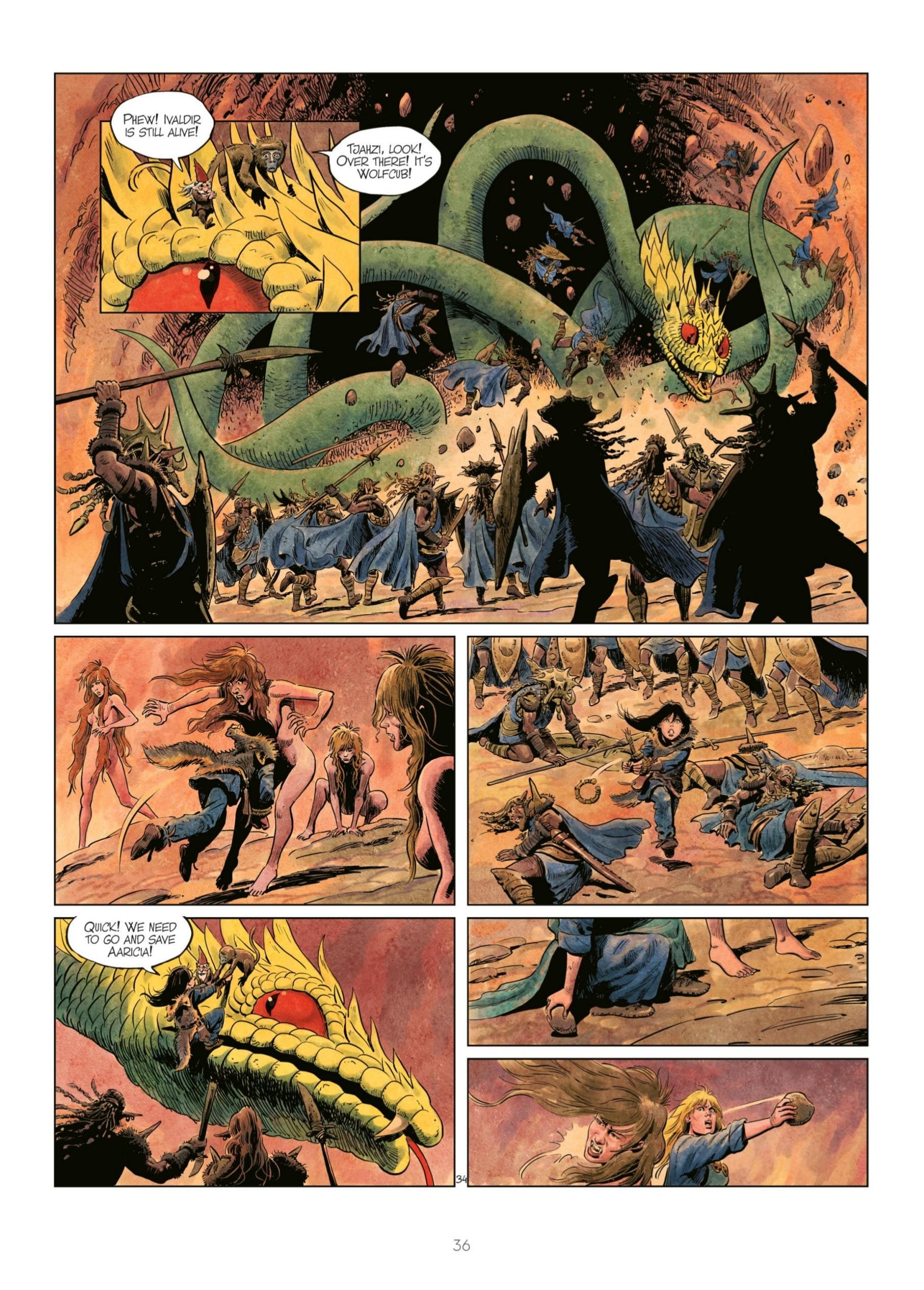 Read online The World of Thorgal: Wolfcub comic -  Issue #7 - 38