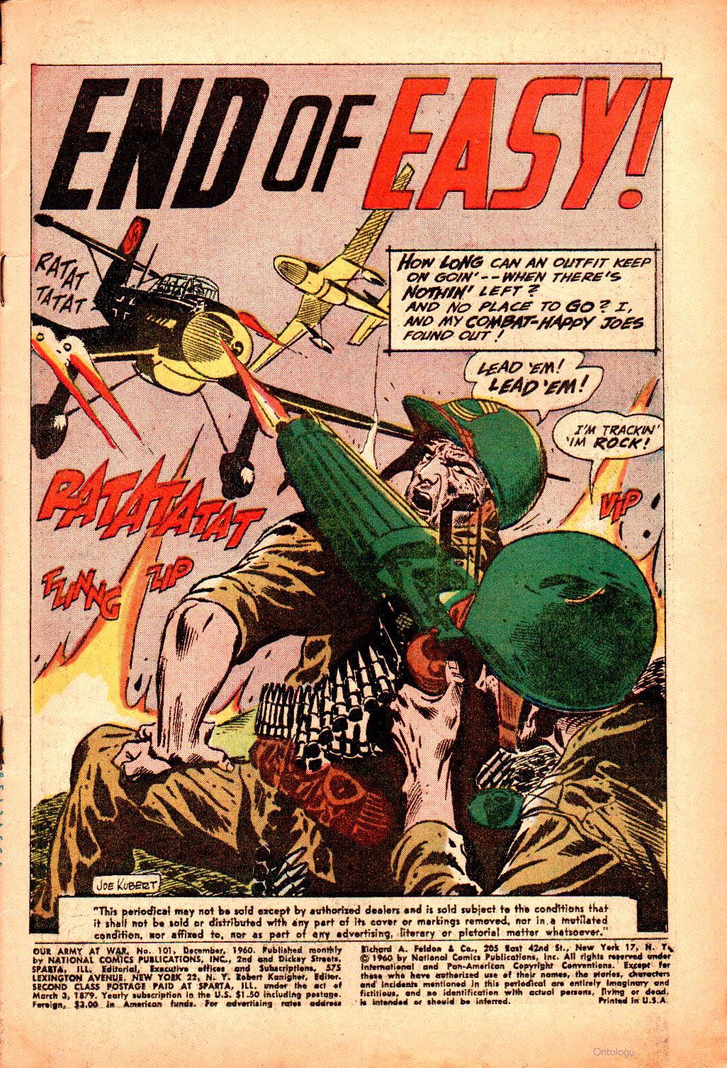 Read online Our Army at War (1952) comic -  Issue #101 - 3