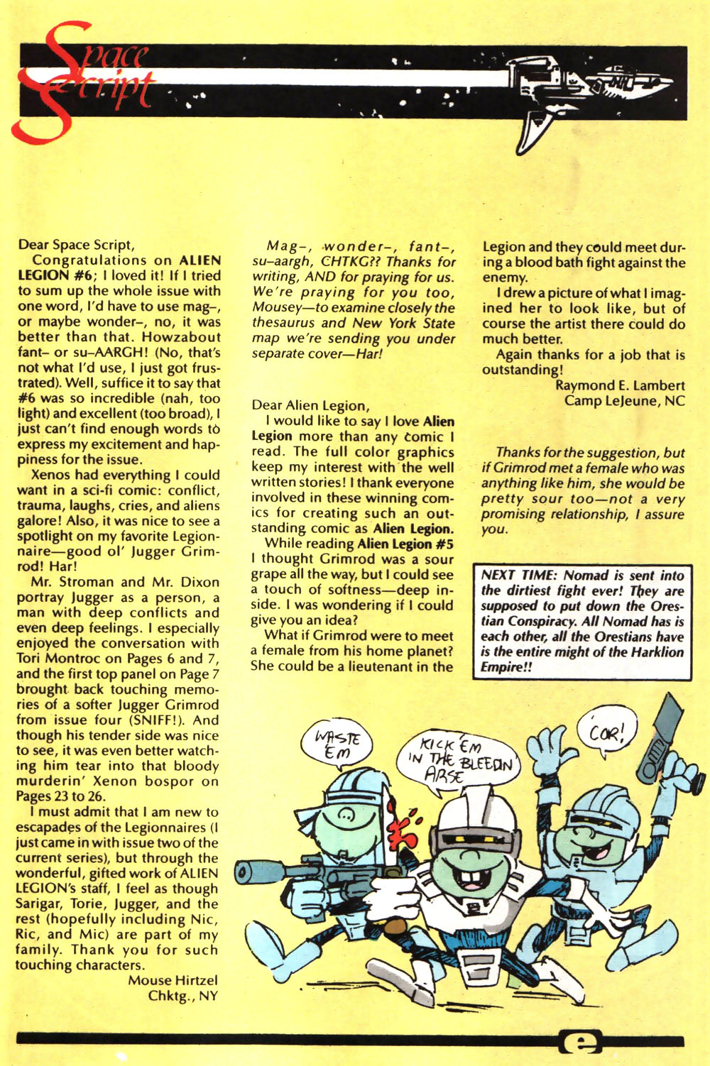 Read online Alien Legion (1987) comic -  Issue #8 - 31
