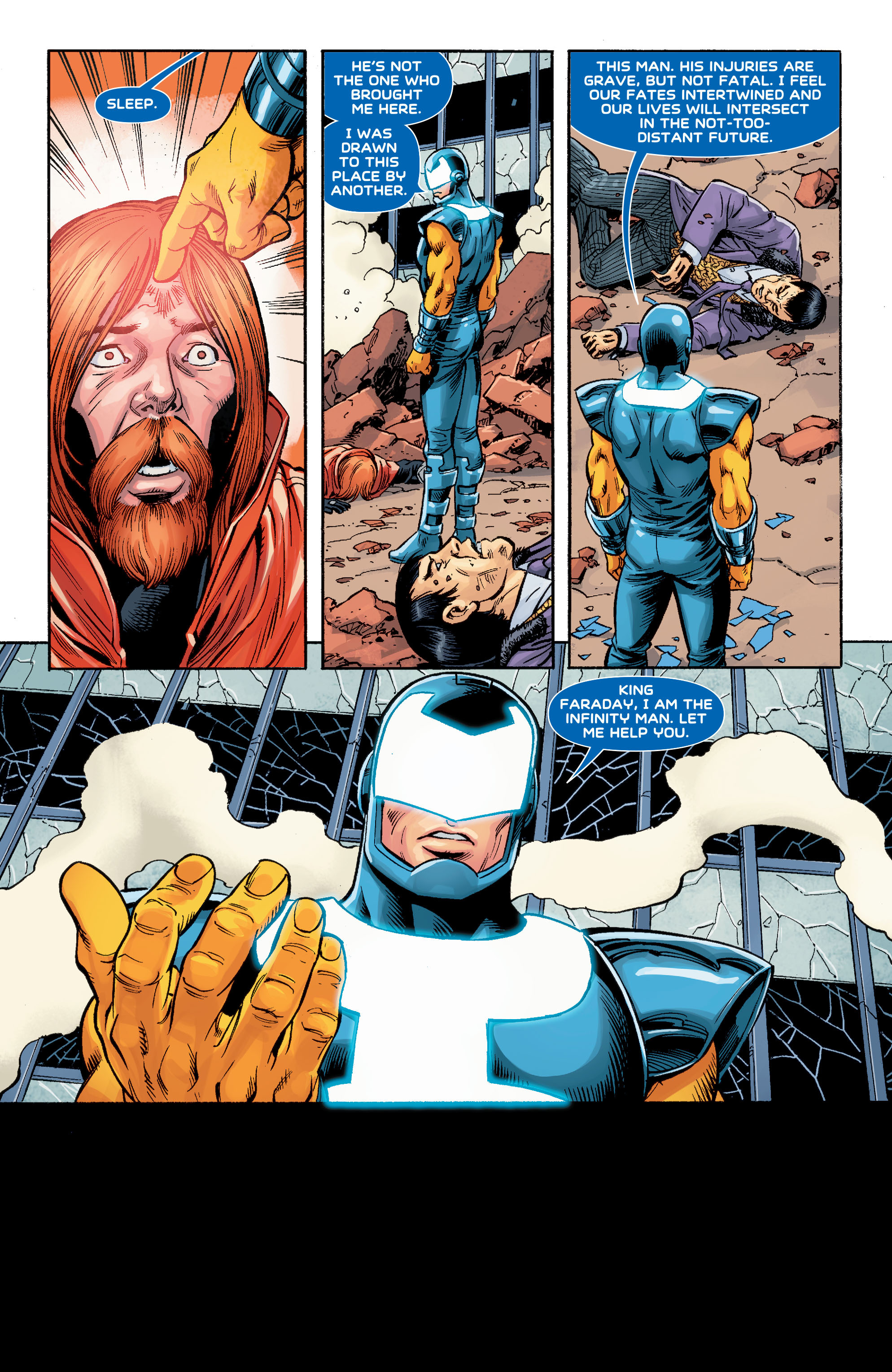 Read online Infinity Man and the Forever People comic -  Issue #6 - 17