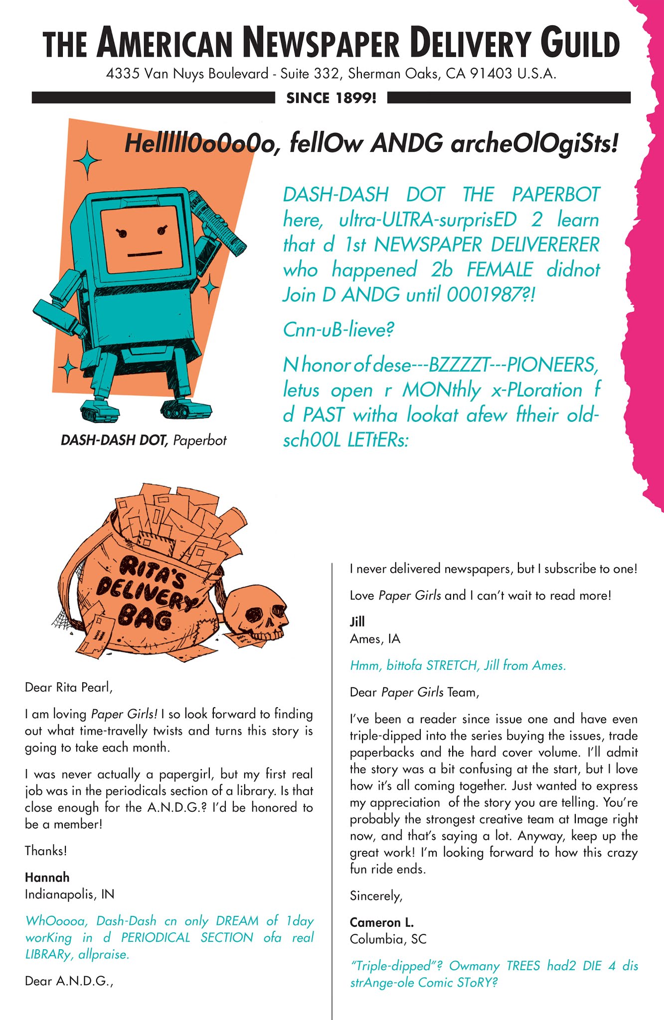 Read online Paper Girls comic -  Issue #24 - 27